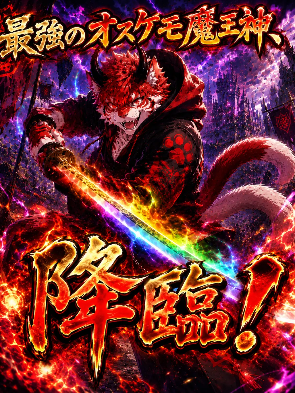 FEANIMATO6890의 最強のオスケモ魔王神、降臨！