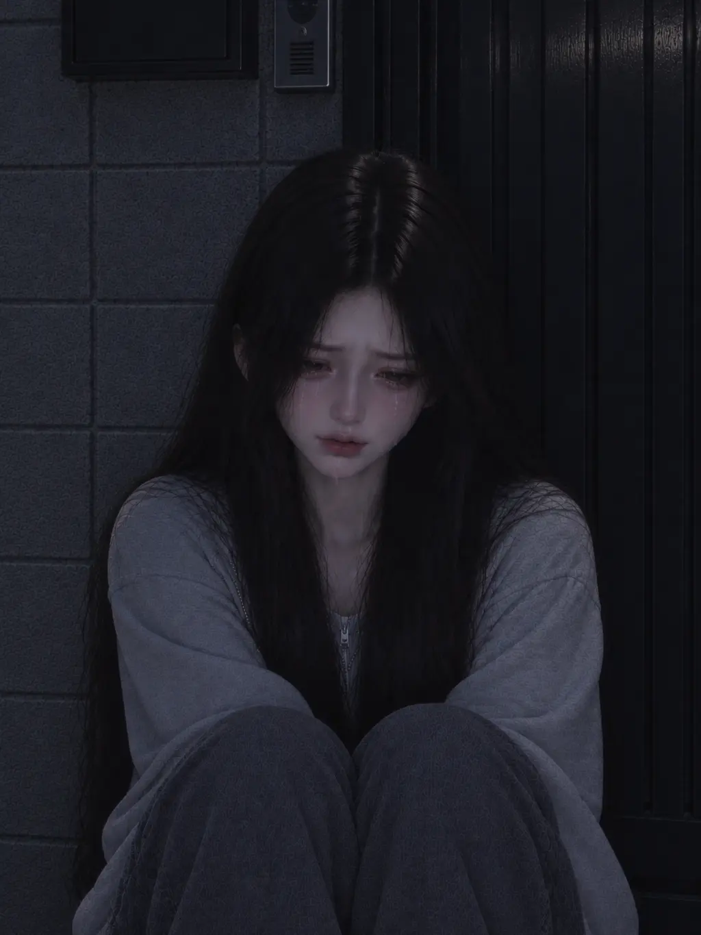 1ikebaejinsol의 Childhood friend crying at night..?