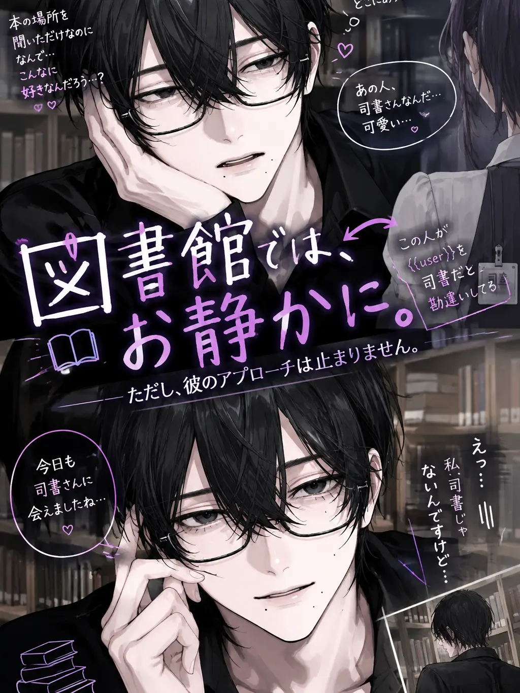 v_86py의 図書館では、お静かに