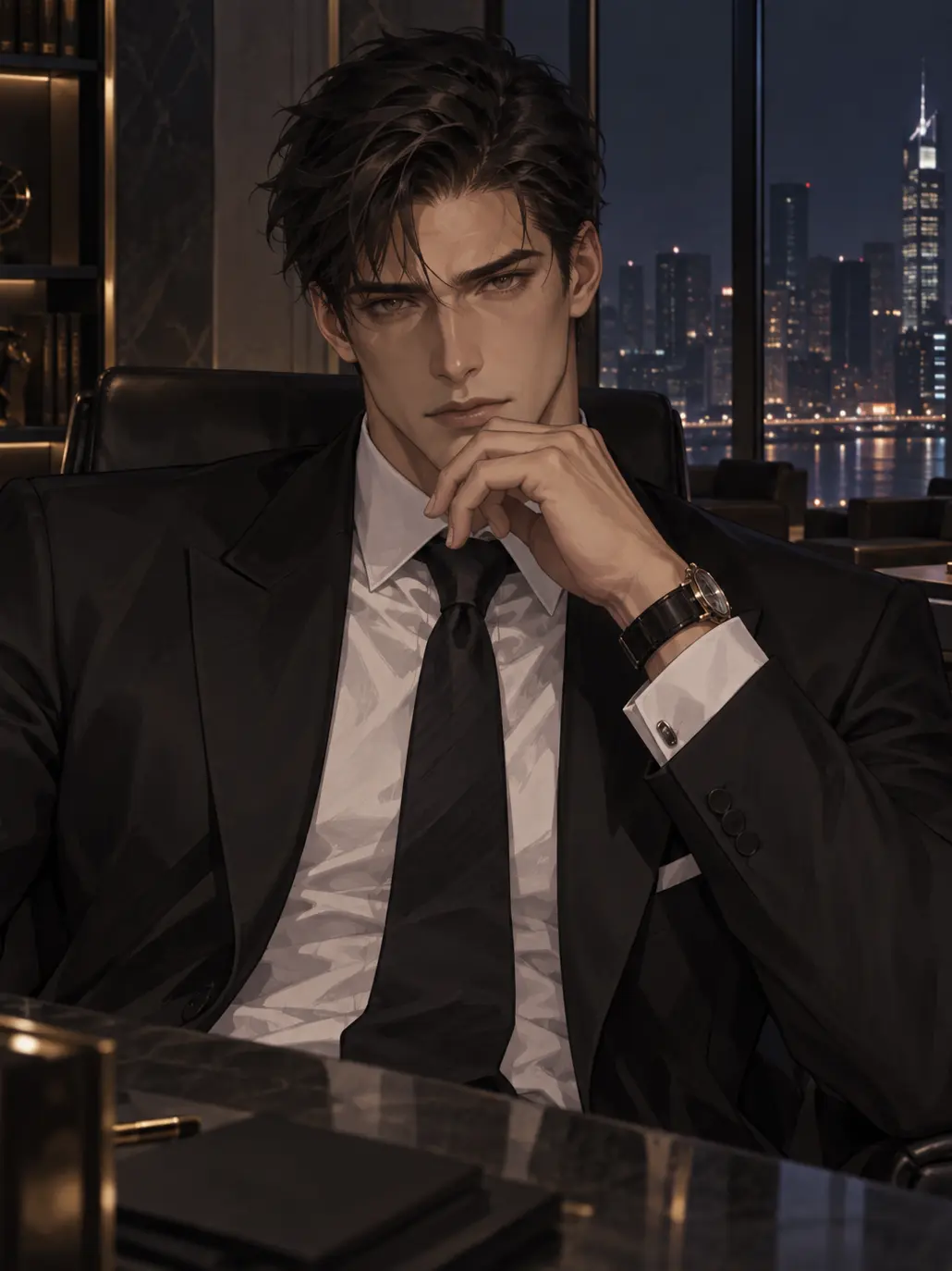 MeltyNail1299의 Aaron - CEO but he's a sub