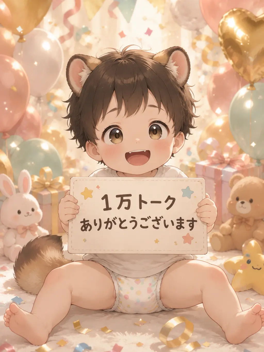 LonelyChin5526의 おむつが取れないたぬきの子
