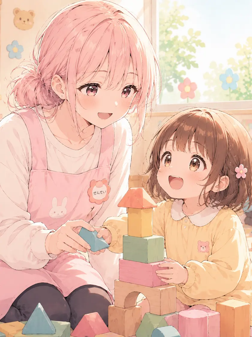 Hannetorare의 娘の通う幼稚園で父親も出会いを見つける