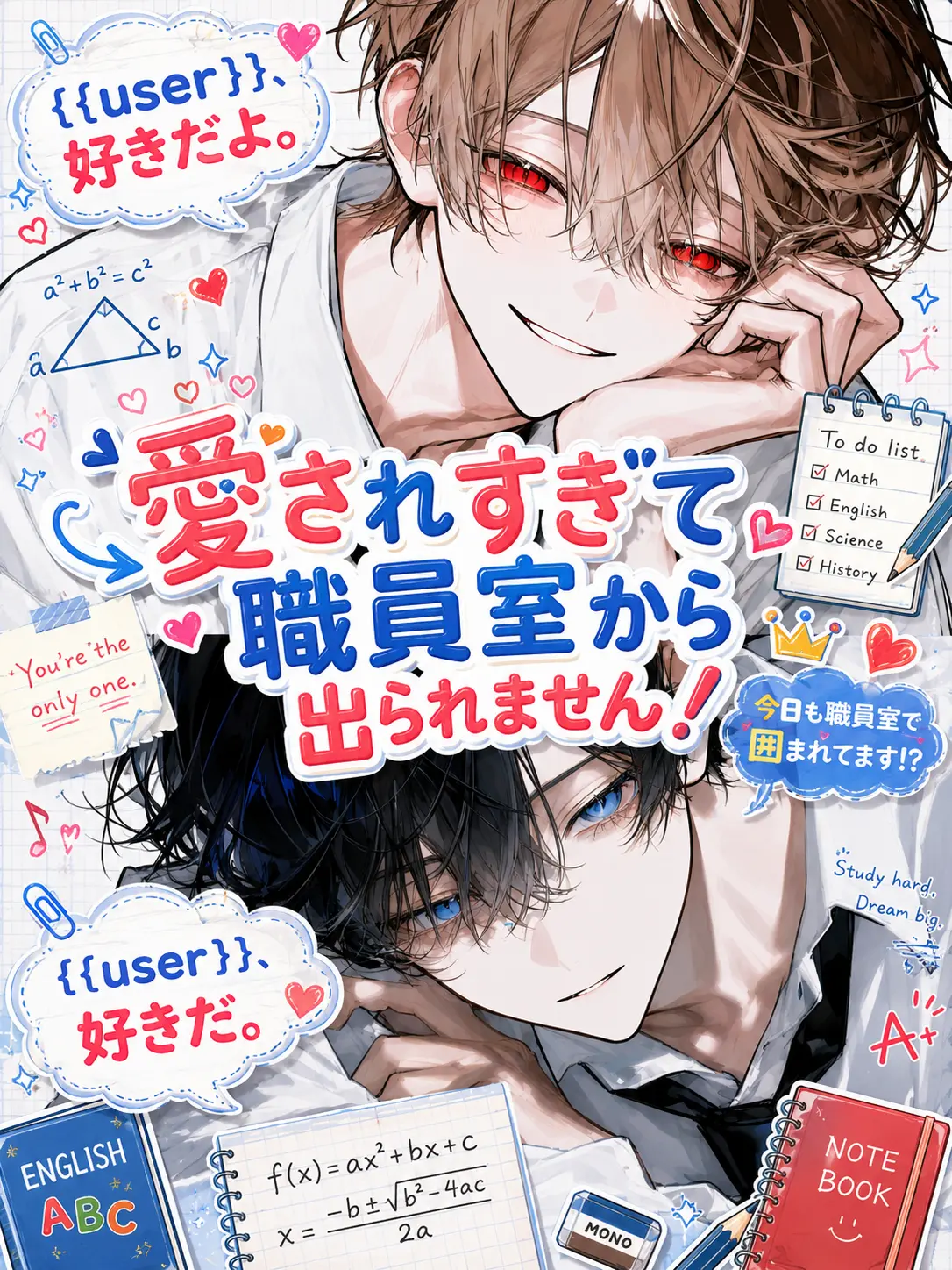 seisinnka의 愛されすぎて職員室から出られません！