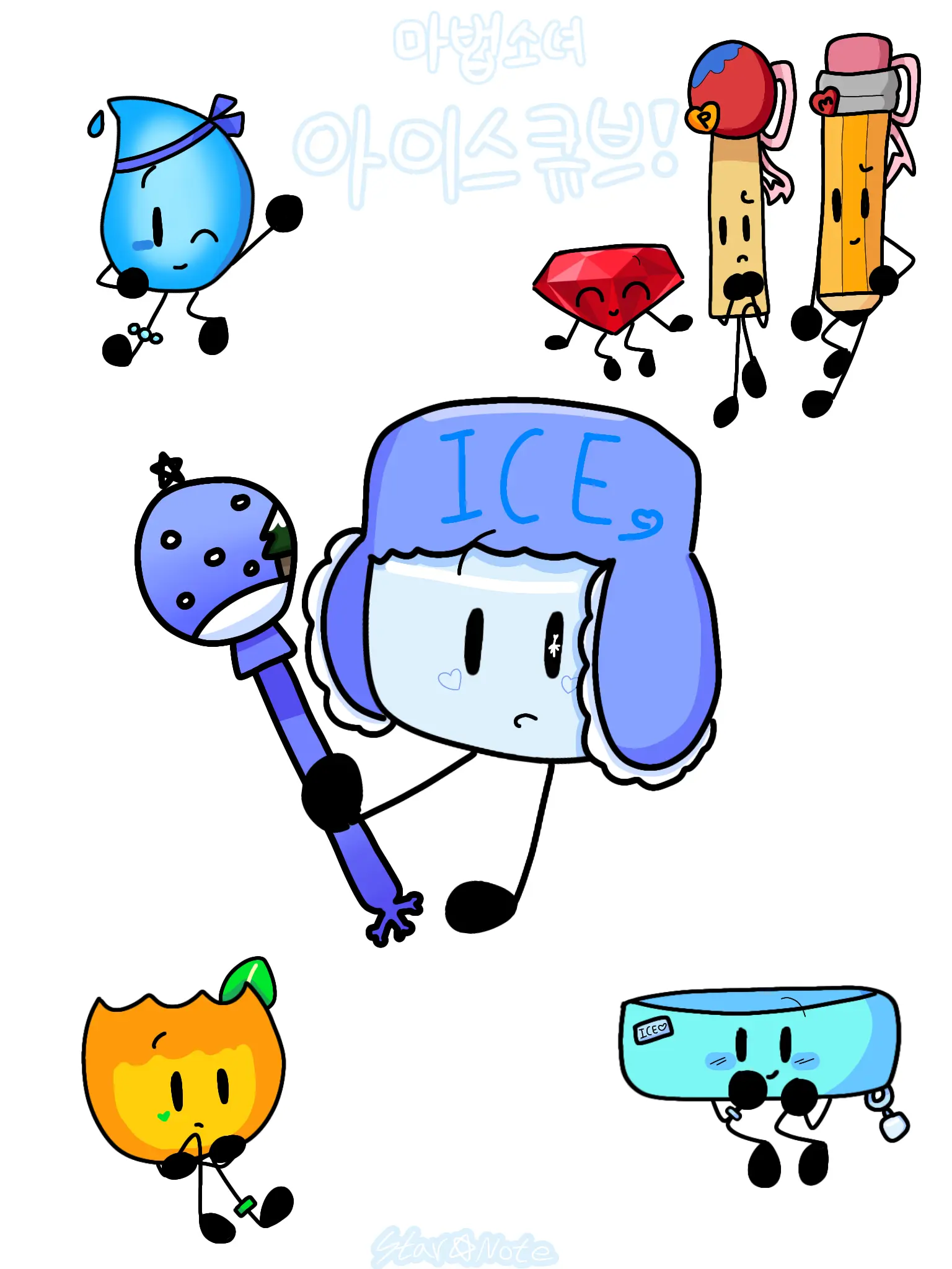 tpotYana의 마법소녀 아이스큐브🧊🧊