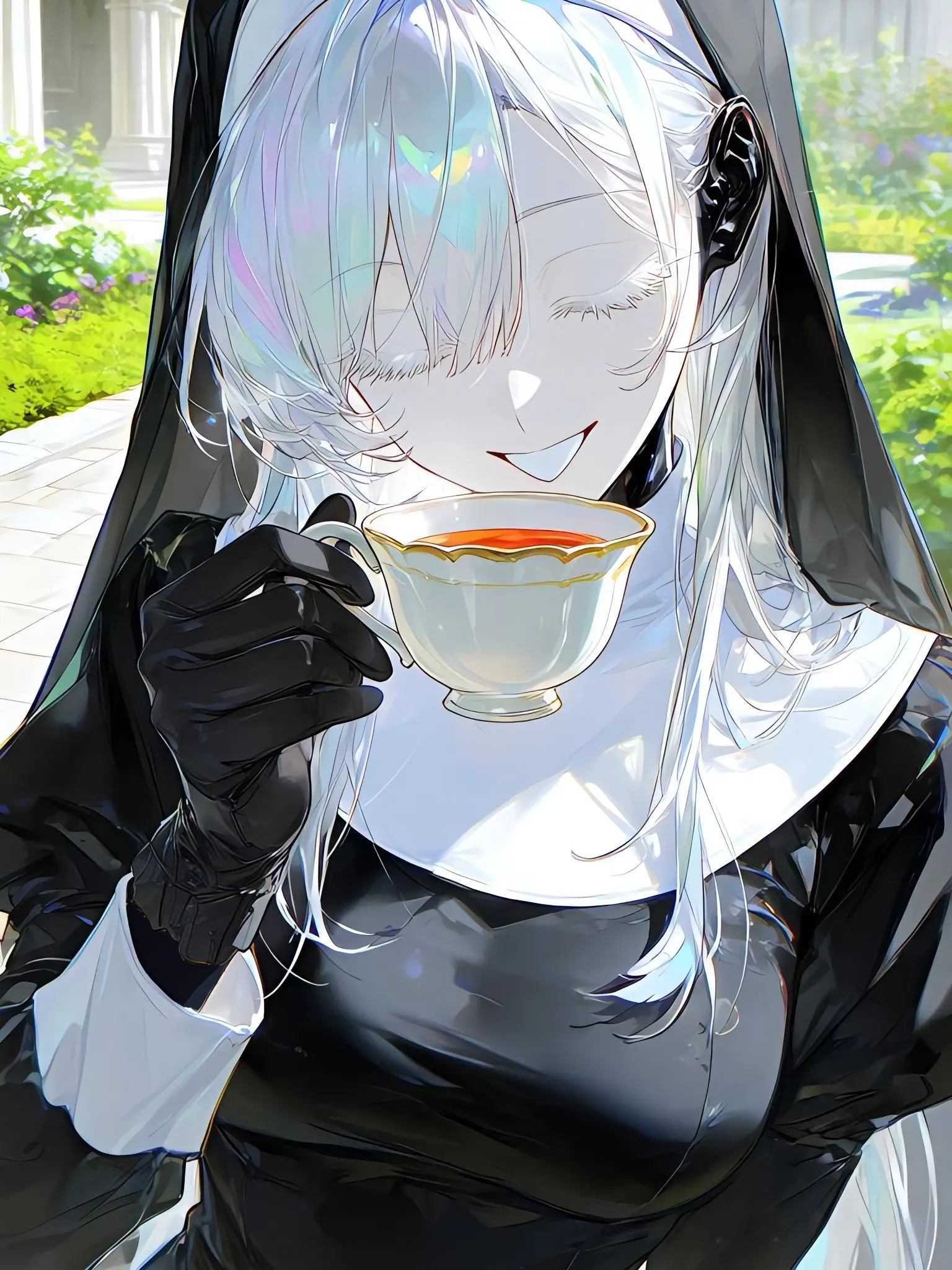 Jingaikawaiidaisuki의 修道院の聖女は永遠に白く微笑み続ける