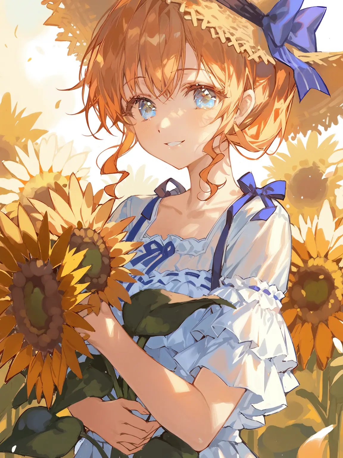 ShyState2363의 彼女は今日もひまわり畑の中