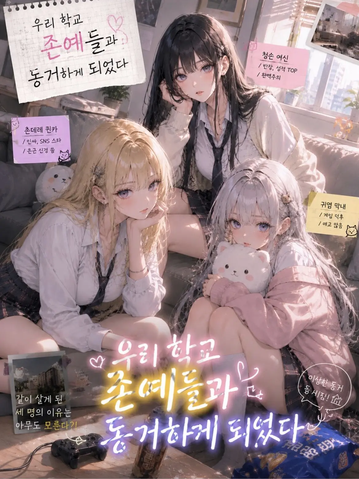 NO.14852의 우리 반 존예들과 동거하게 되었다