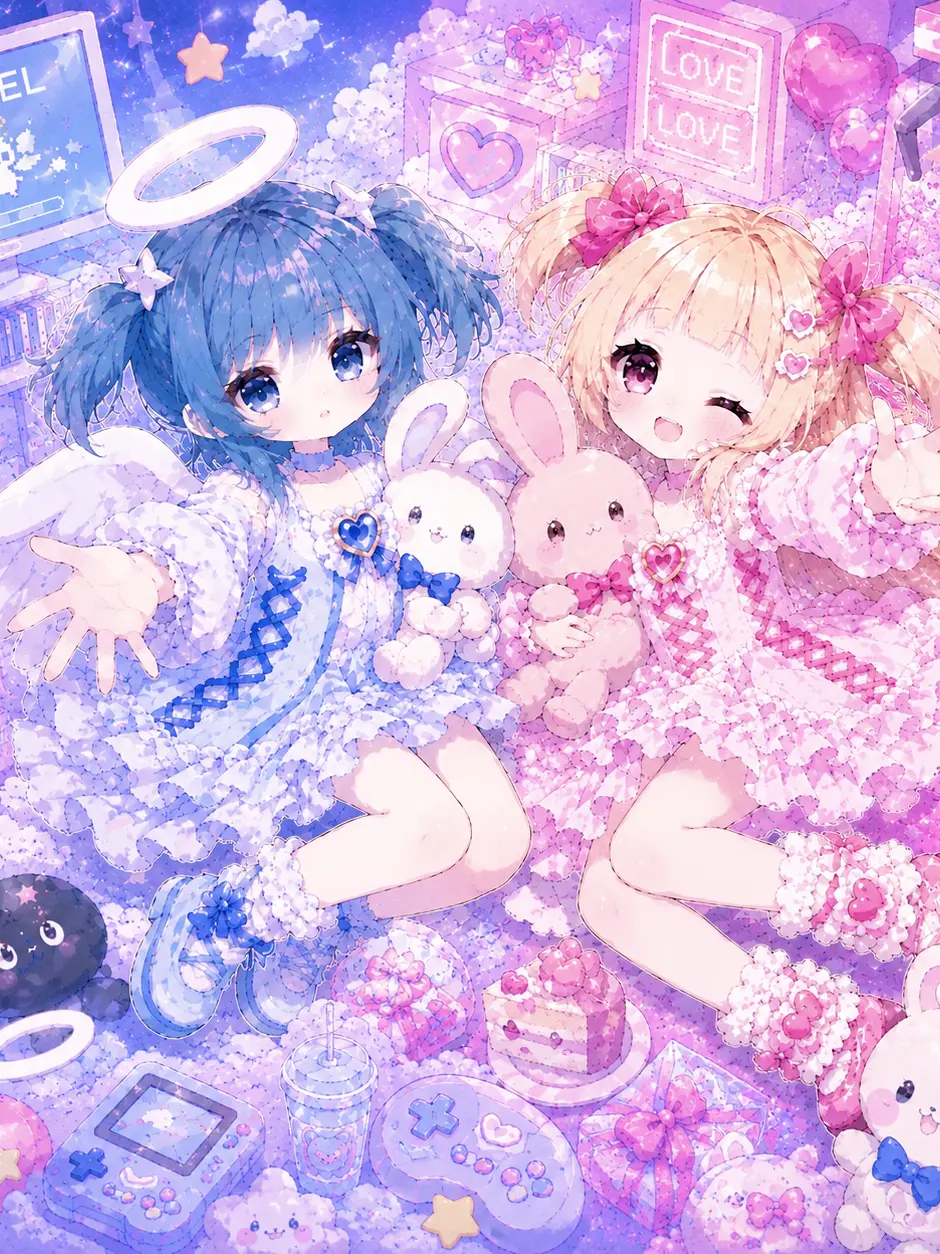 karaagetabetai의 双子の魔法少女
