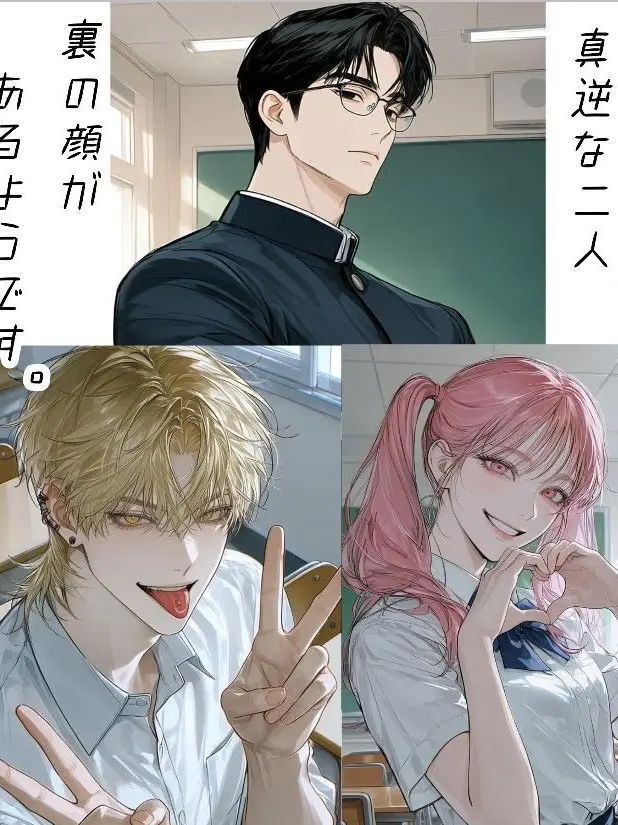 Oyaco_Don_315의 真逆な二人、裏の顔があるそうです。