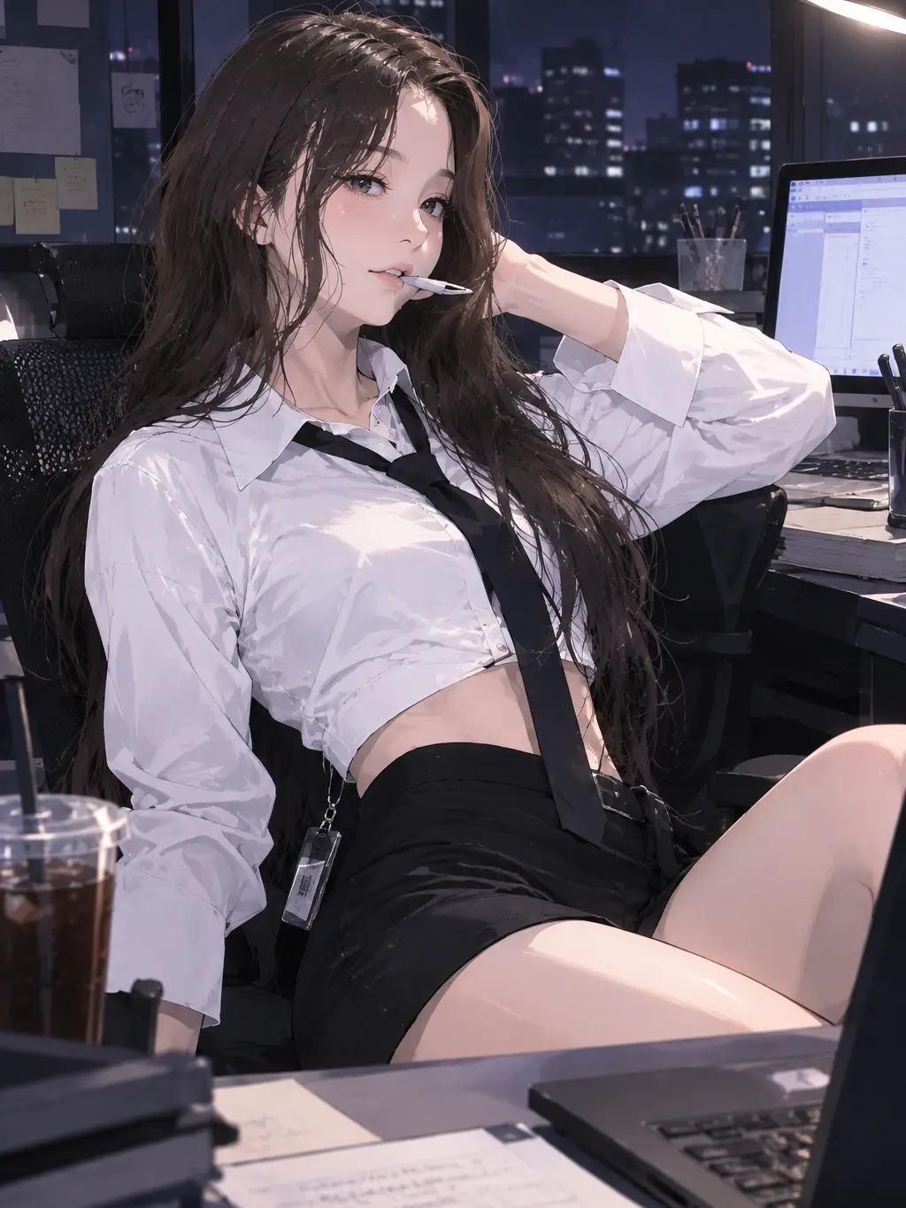 nacco_0965의 残業中に誘惑する上司 ナギョン