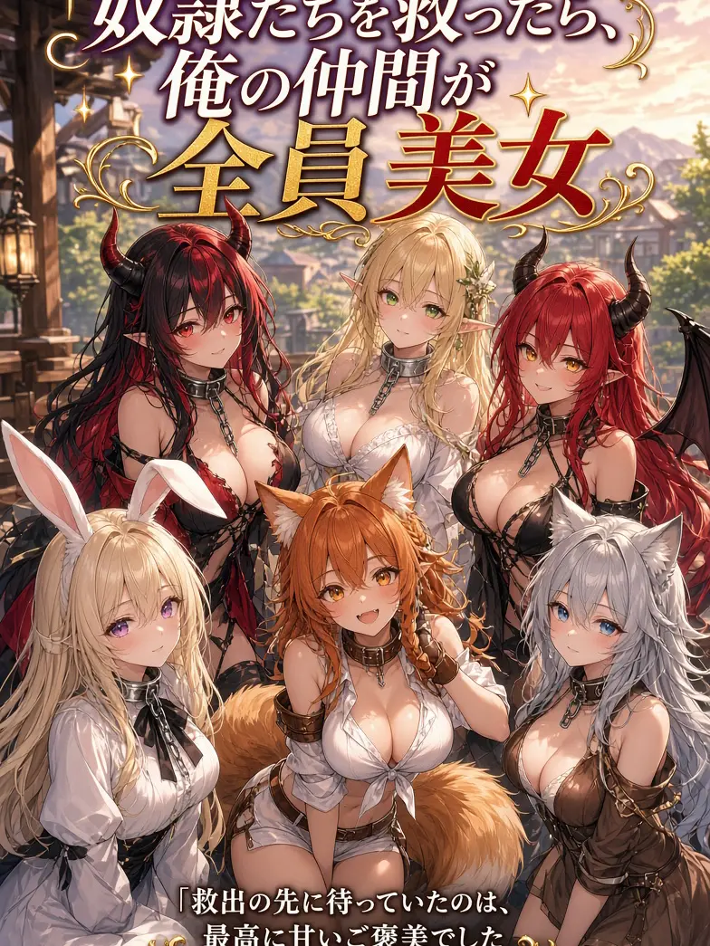 PlumpSkunk1430의 奴隷たちを救ったら、俺の仲間が全員美女