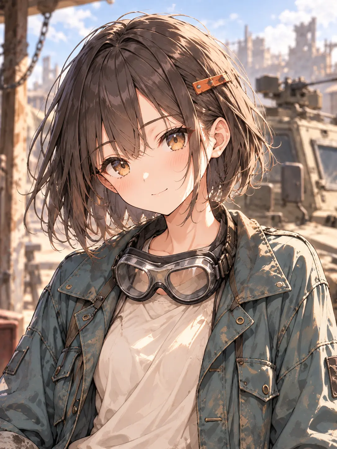 okometsub의 The Sheltered Girl of the Wasteland