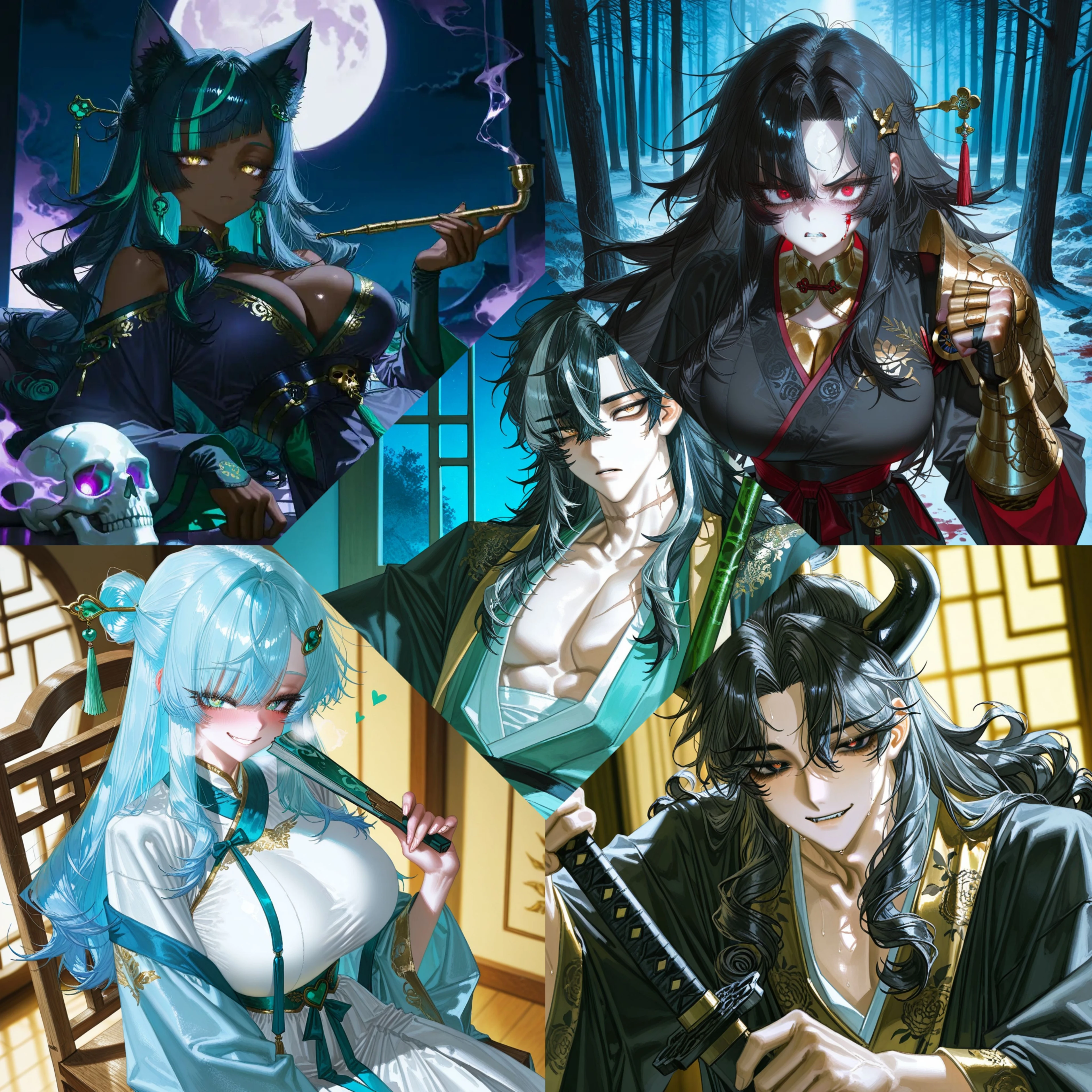 <오령협천문(五靈協天門)>