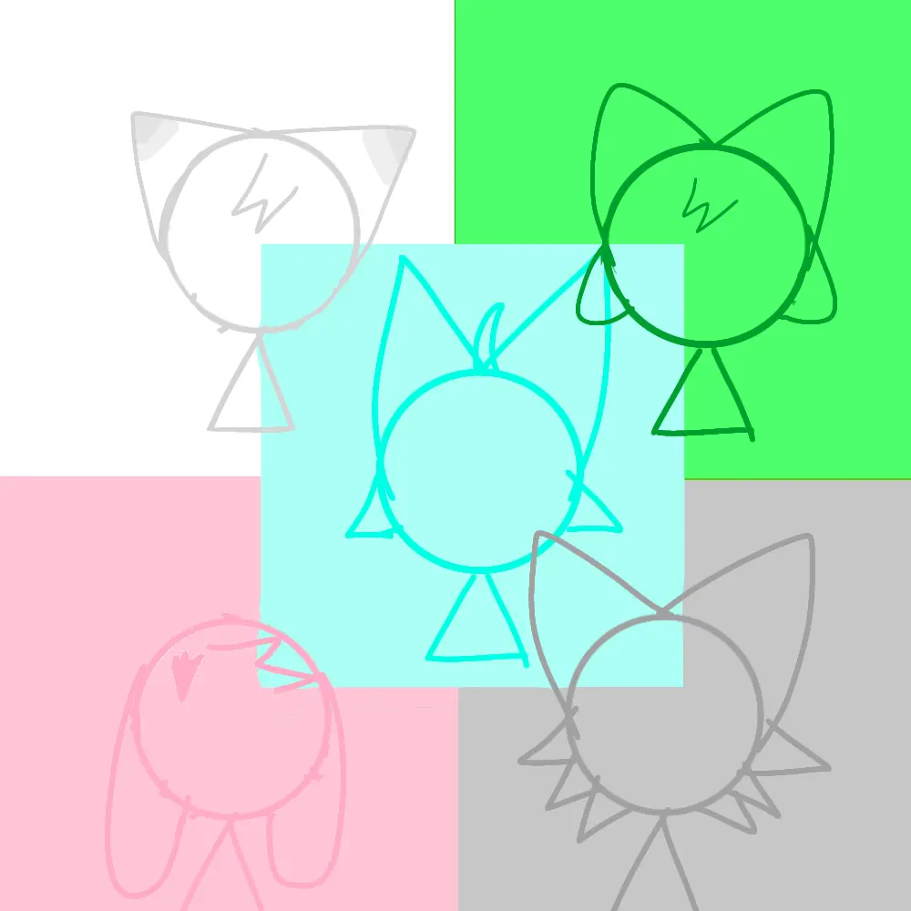 Kirbysuki의 OC6人組擬人化？！