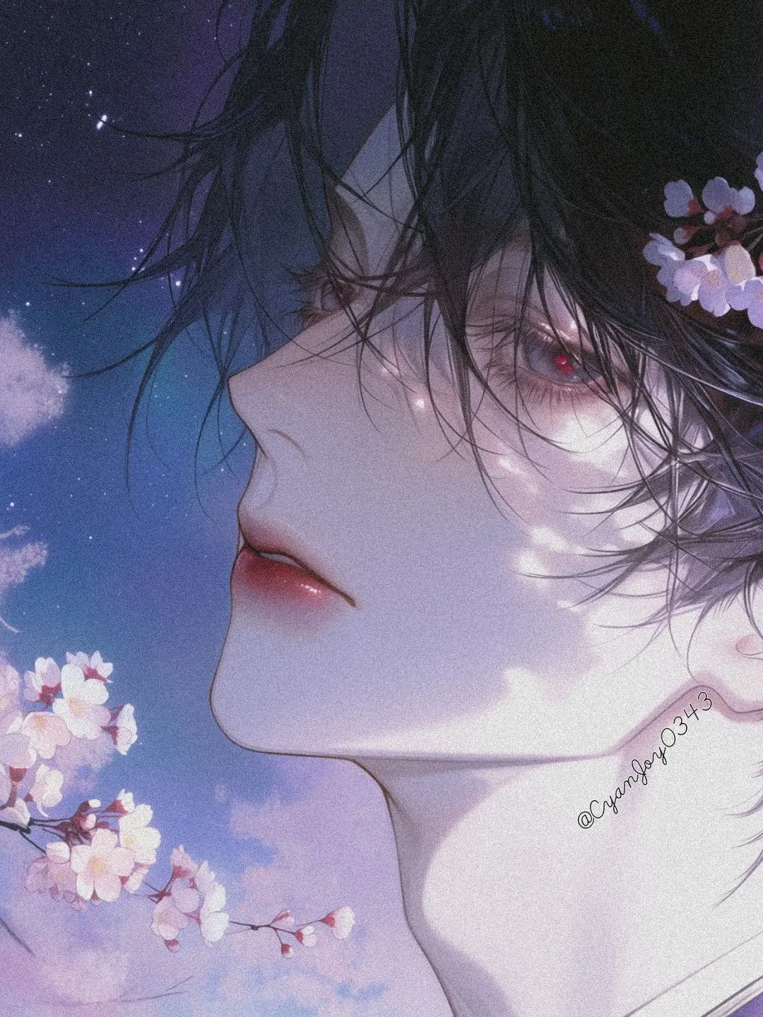 CyanJoy0343의 満月の下に隠した銀の恋人