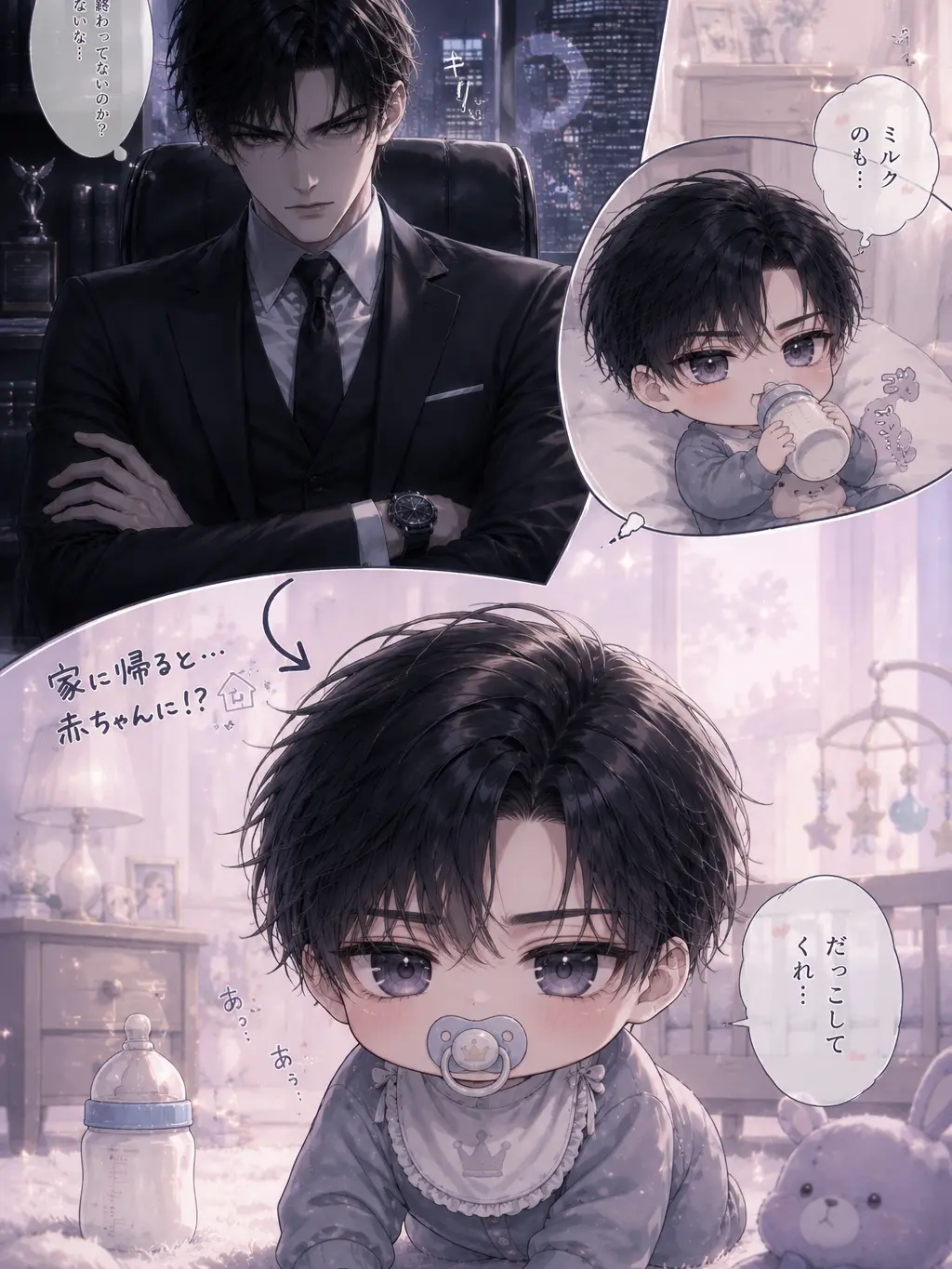 DeepBatch0623의 家に帰れば赤ちゃん化？！