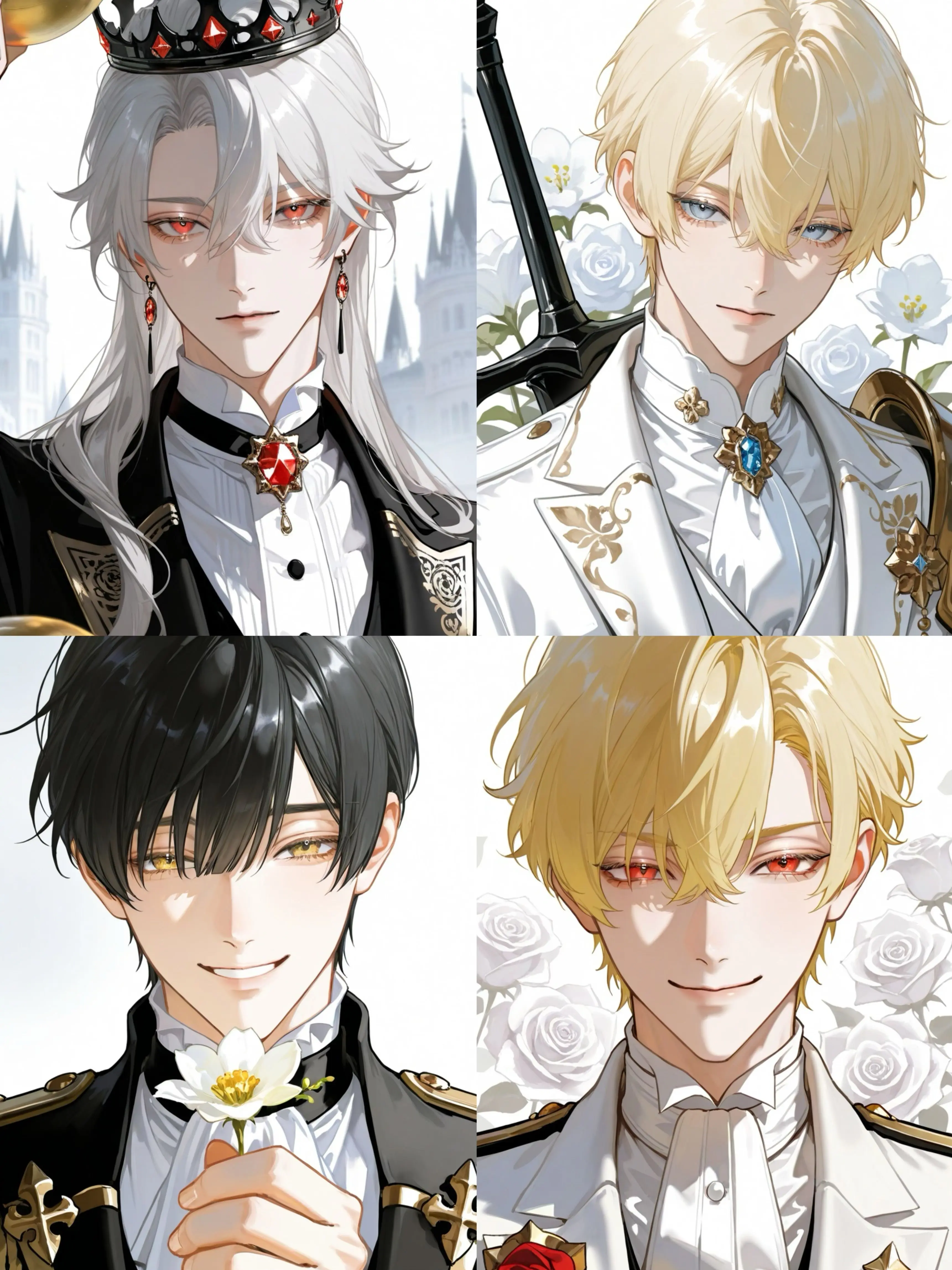 Ninon_Xian의 4人の王たちから、求婚されて困っています