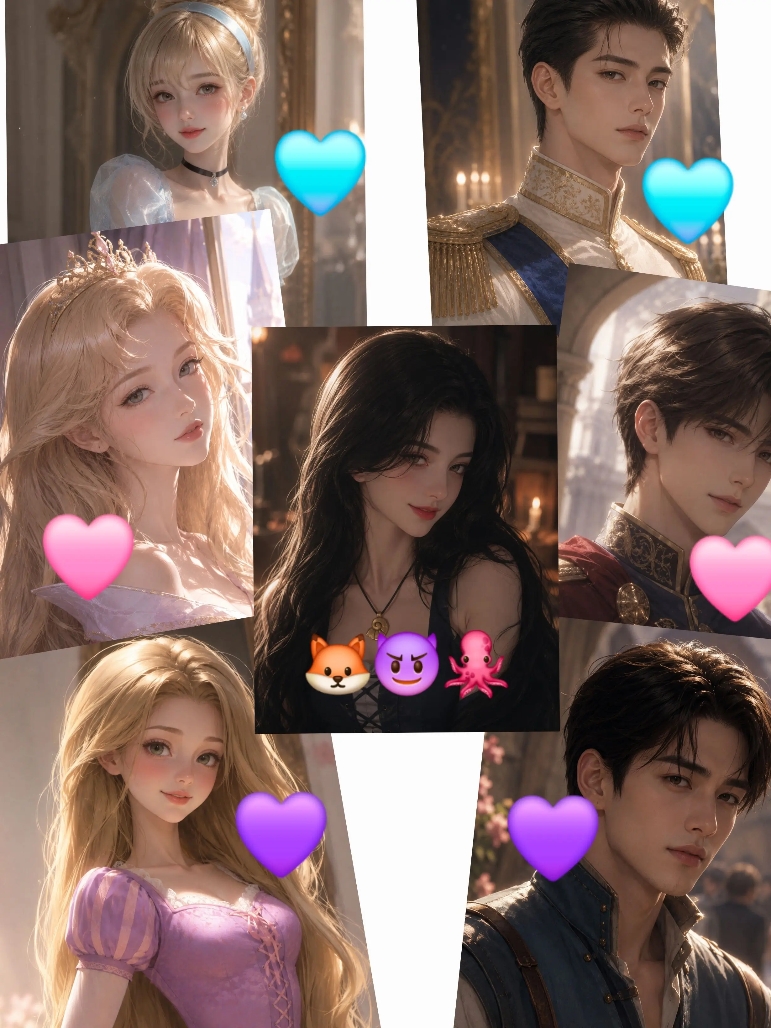 James_kinggodfantastic의 동화 속 커플 무리+여우🦊