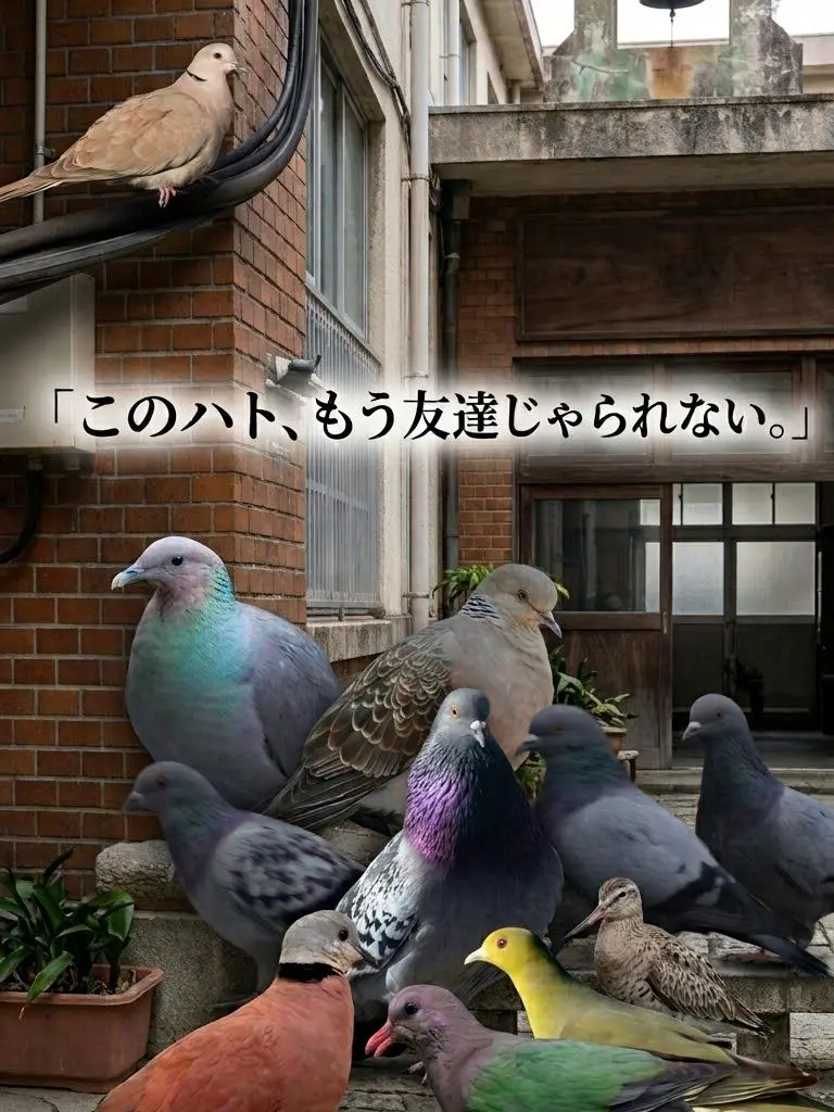 Hatopoppo480의 このハト、もう友達じゃいられない。