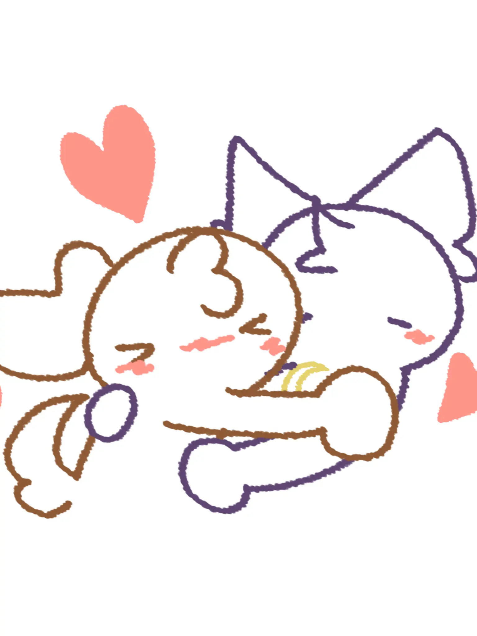 WhiteStar_0308의 코튼이와 도그데이, 캣냅의 삼각관계?