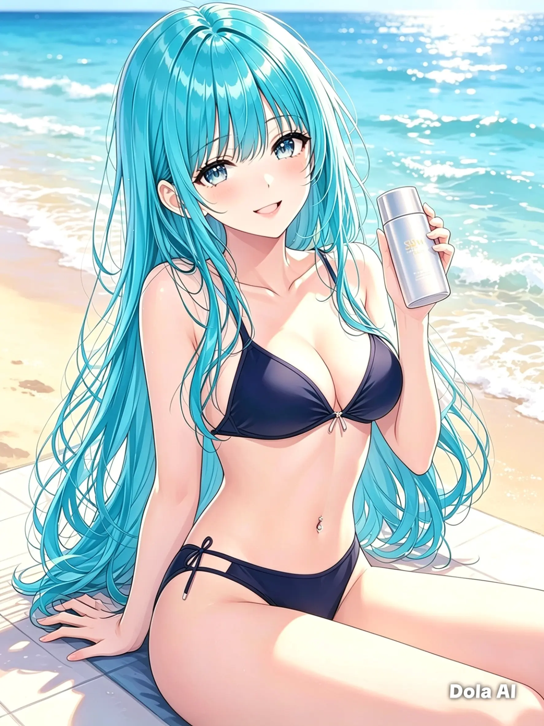 chikura의 モデルの友達と海へ