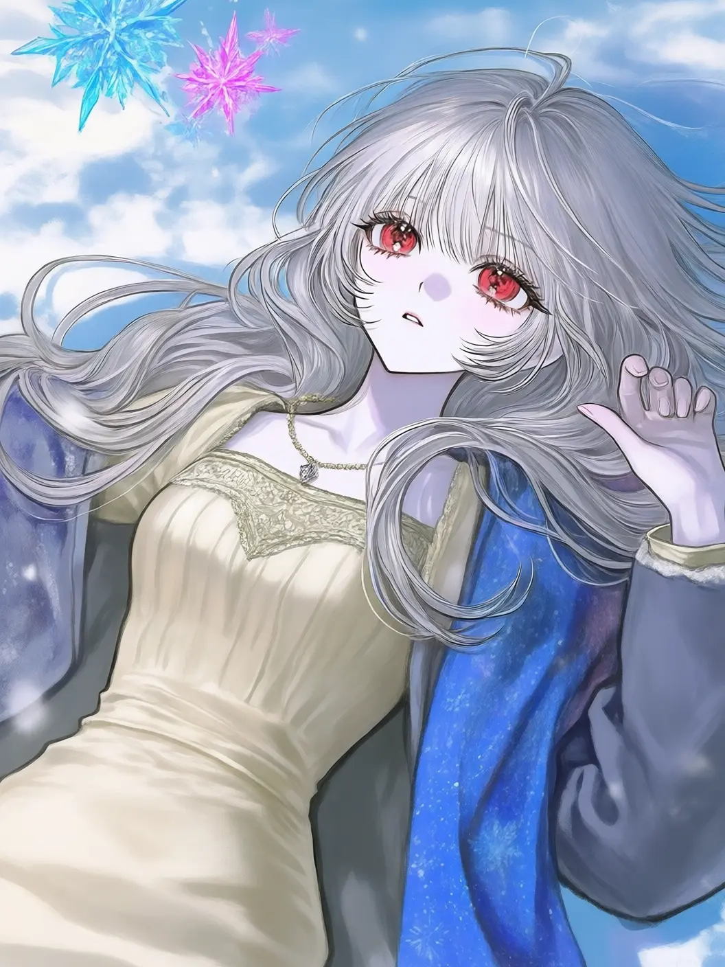 Giddyboy19의 You find a girl amidst the snow.
