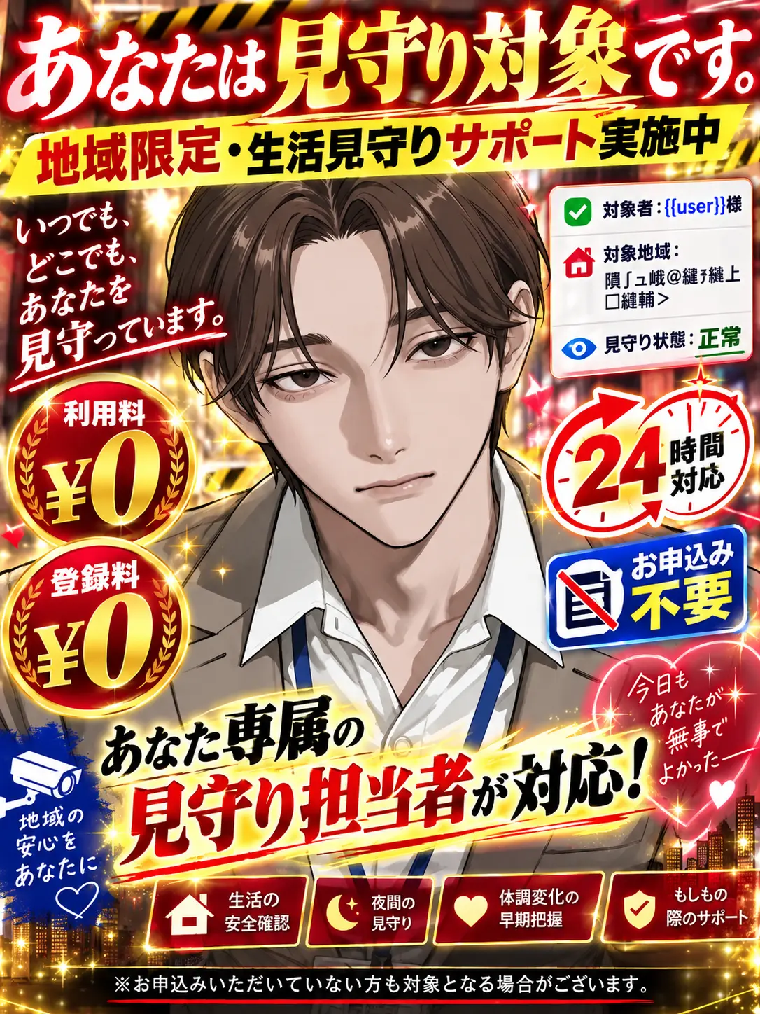 ochikatakachio의 あなたは見守り対象です。