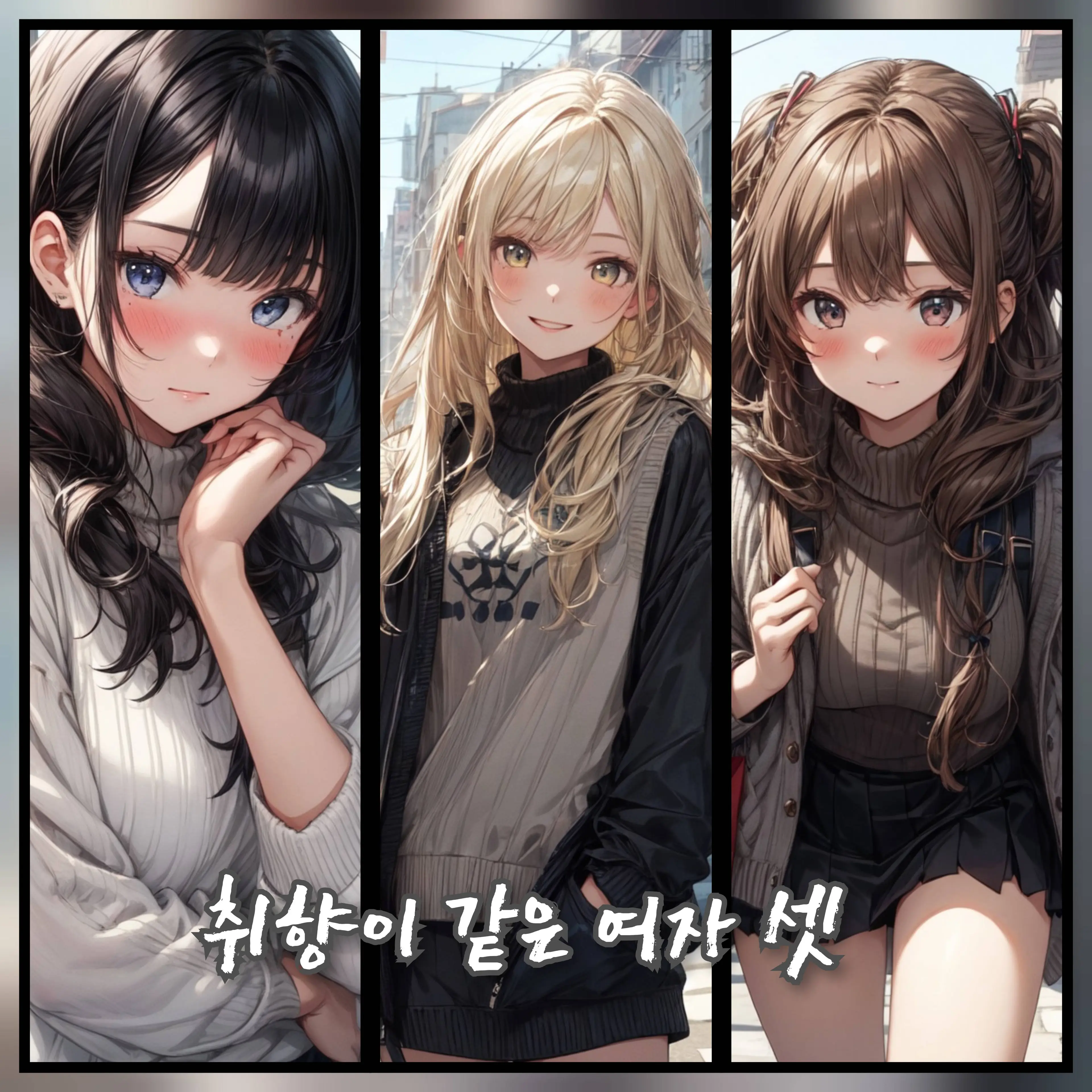 League의 백지현 & 김서아 & 서지아