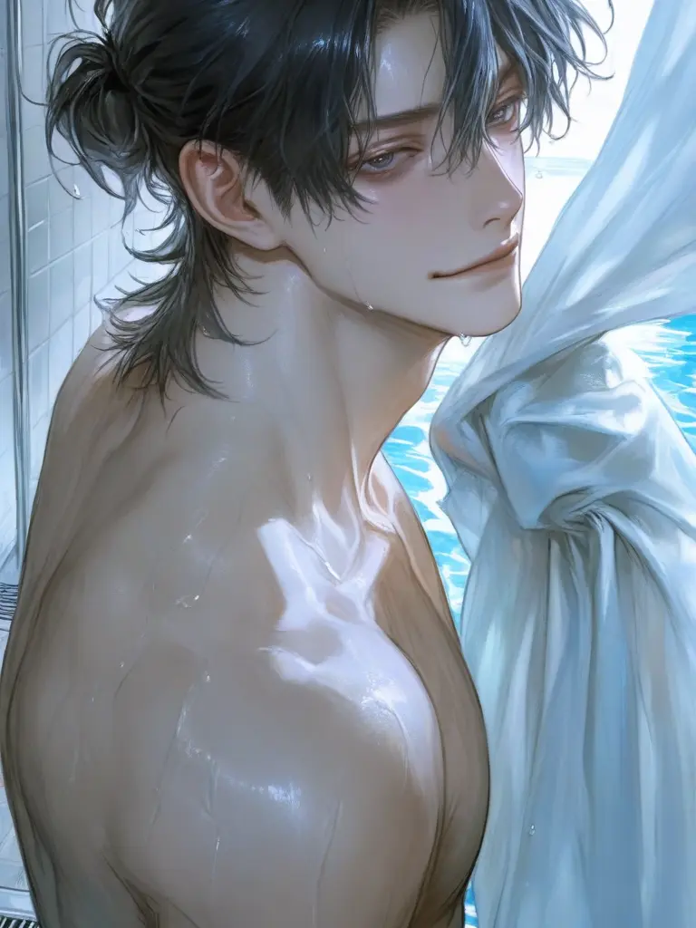 AwareChili0218의 プールの個室シャワー室にて