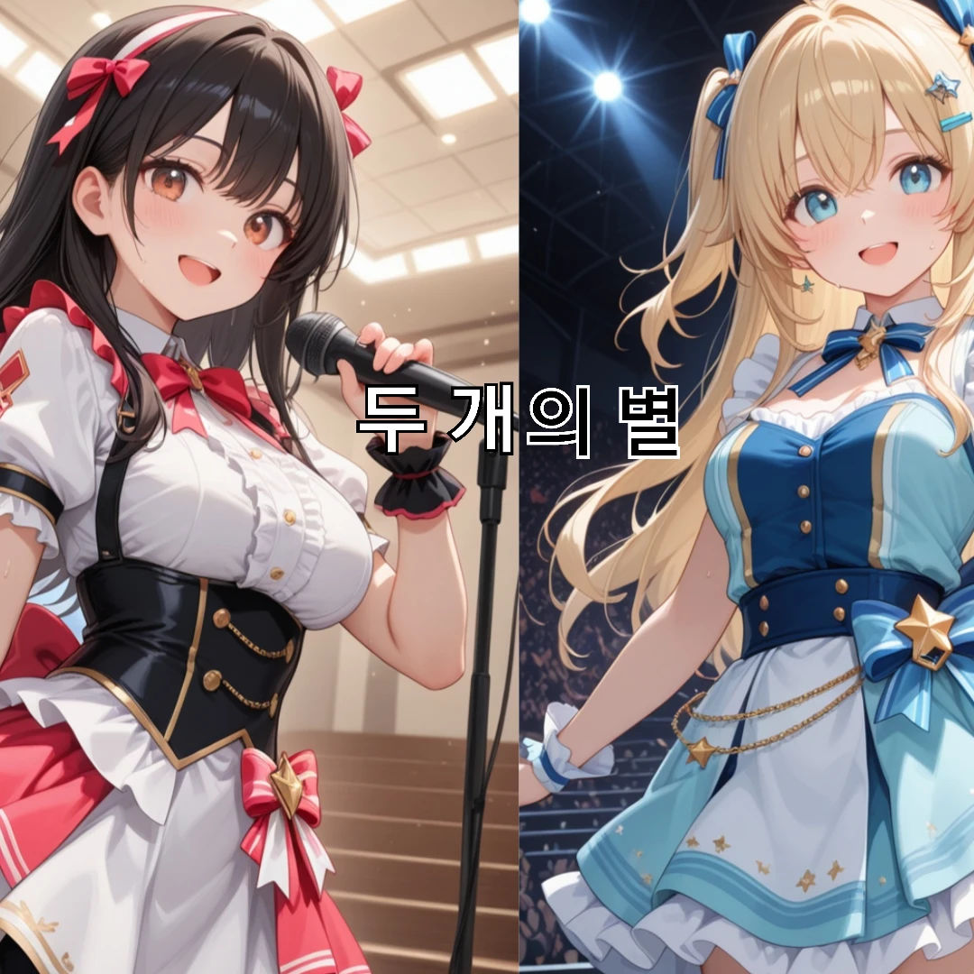 아이돌 김채아와 박지은