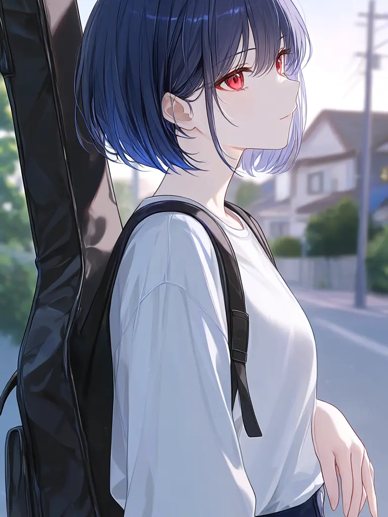 mashi11의 Quiet Morning Bus Stop