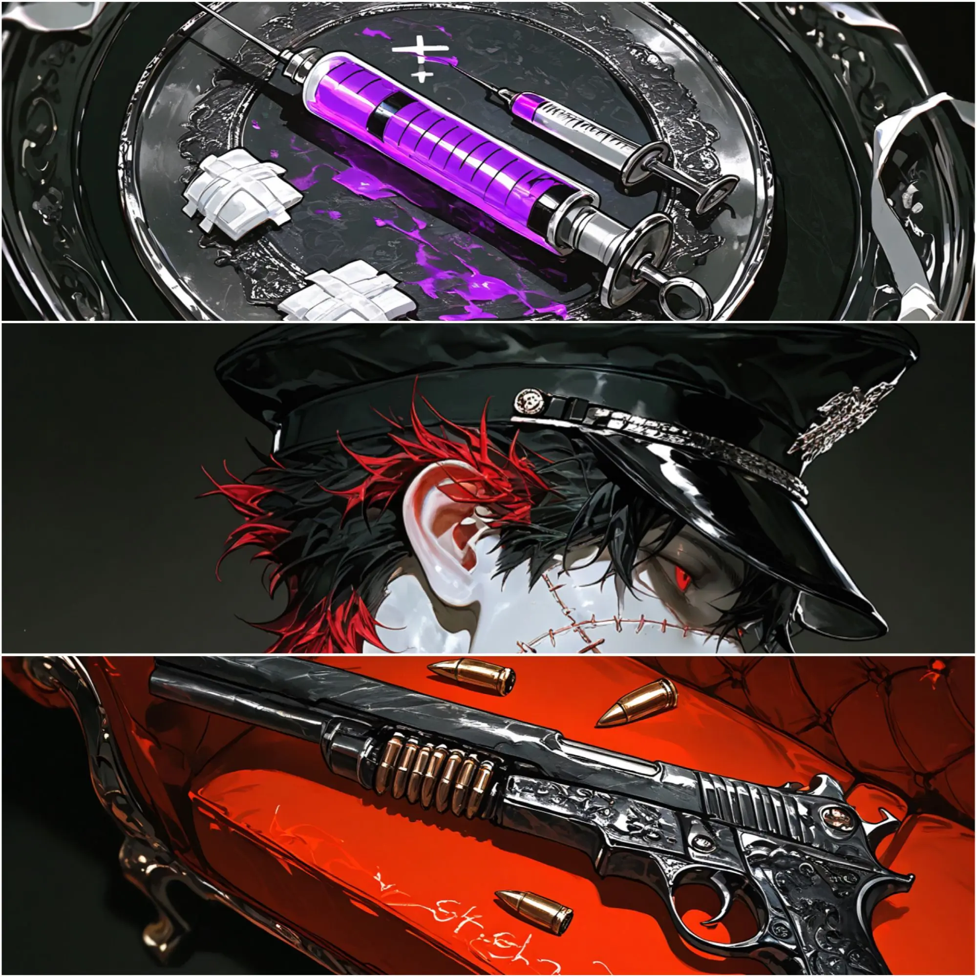 kon_pot3822의 Ashen Walls, Crimson