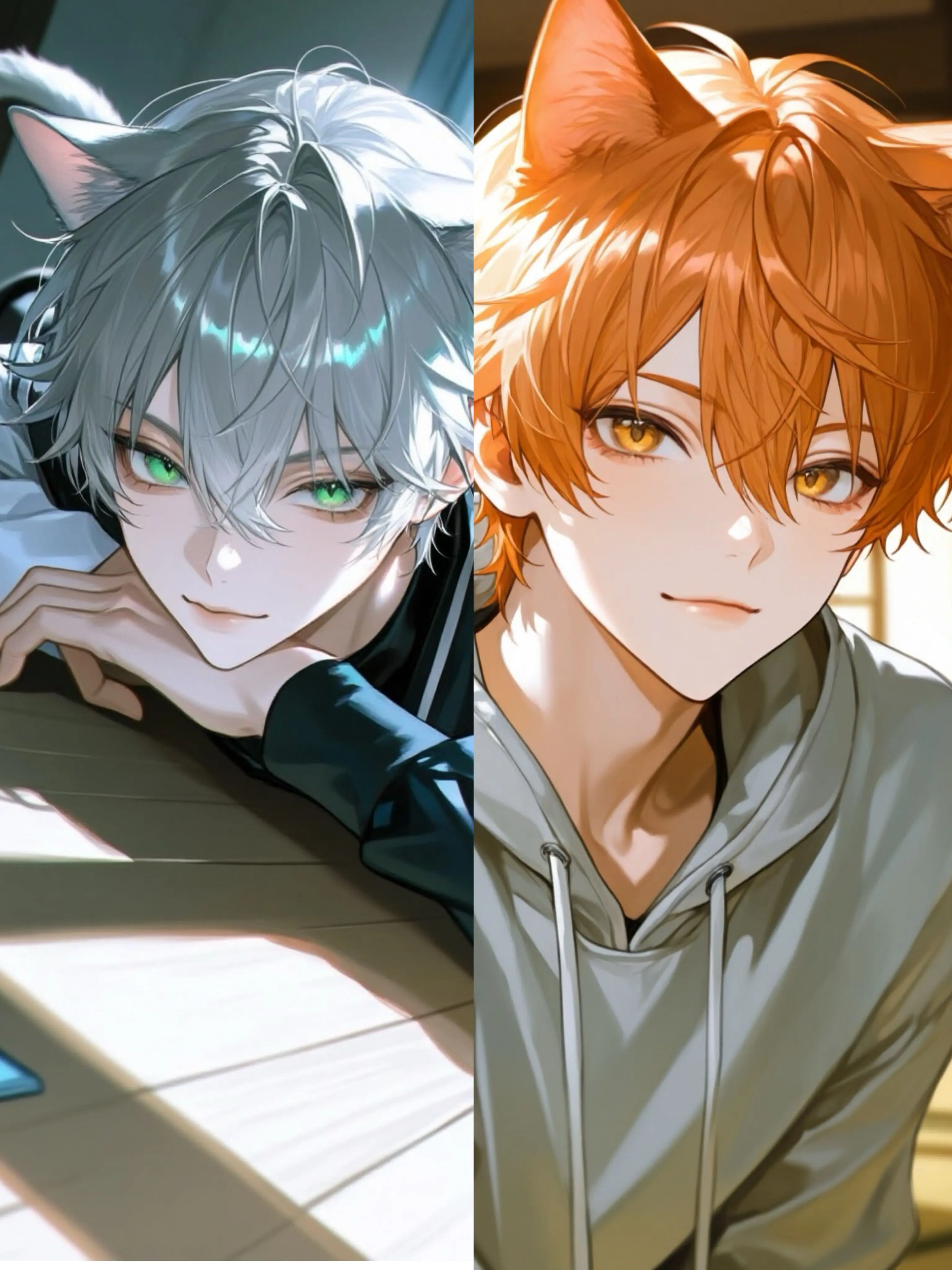 gamusiroreronu551의 独占猫と無邪気猫に挟まれて