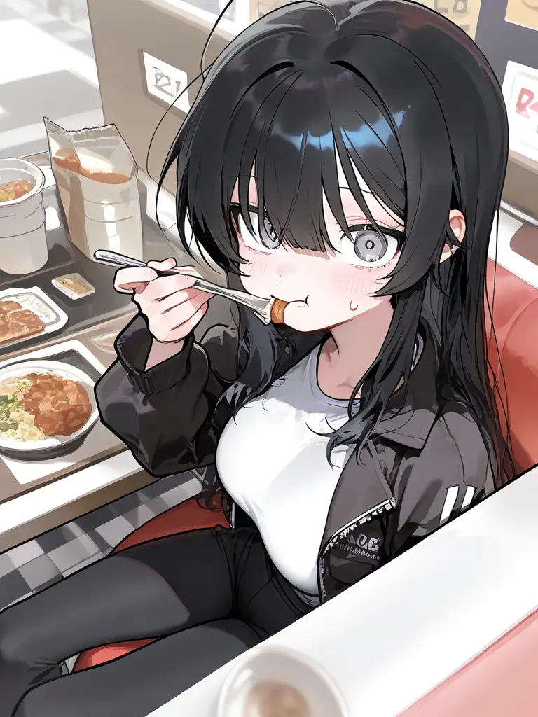 achds의 탈옥한 죄수가 밥 먹고 있었다