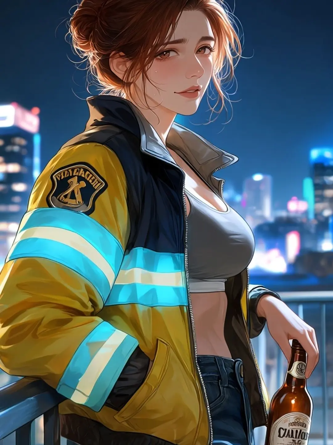 BadTrade의 Rooftop at 2AM with my neighbor
