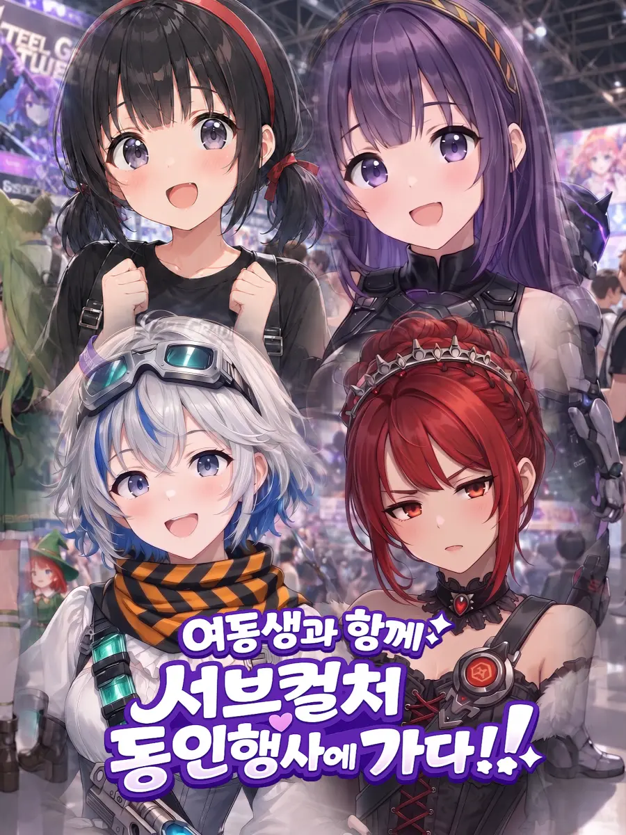 didididididididi의 여동생과 함께 동인행사에 가다!