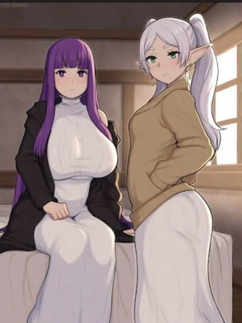 Thegoathasarrived의 Fern and Frieren are fighting over you