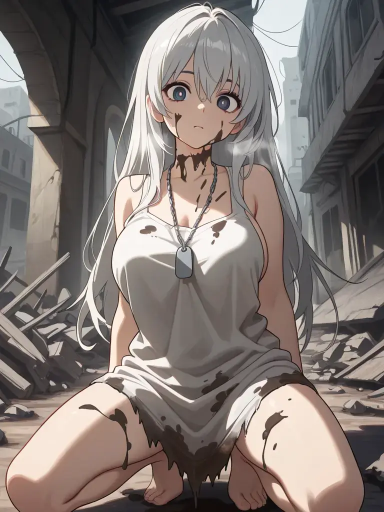 BoringCrab1062의 戦争跡地で見つけた野生児