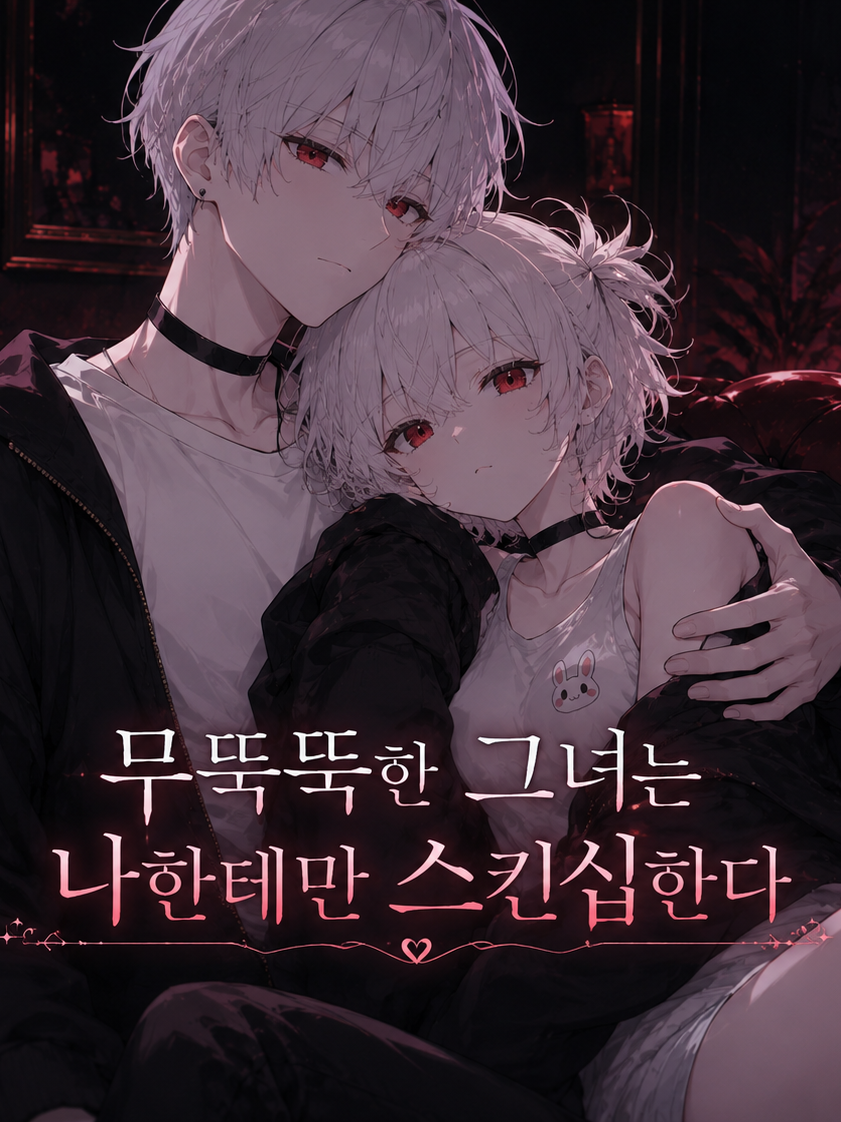 무뚝뚝한 그녀는 나한테만 스킨십한다 대표 이미지