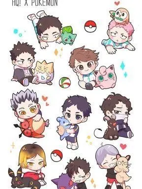 EliteOboe4345의 Pokemon x Haikyuu