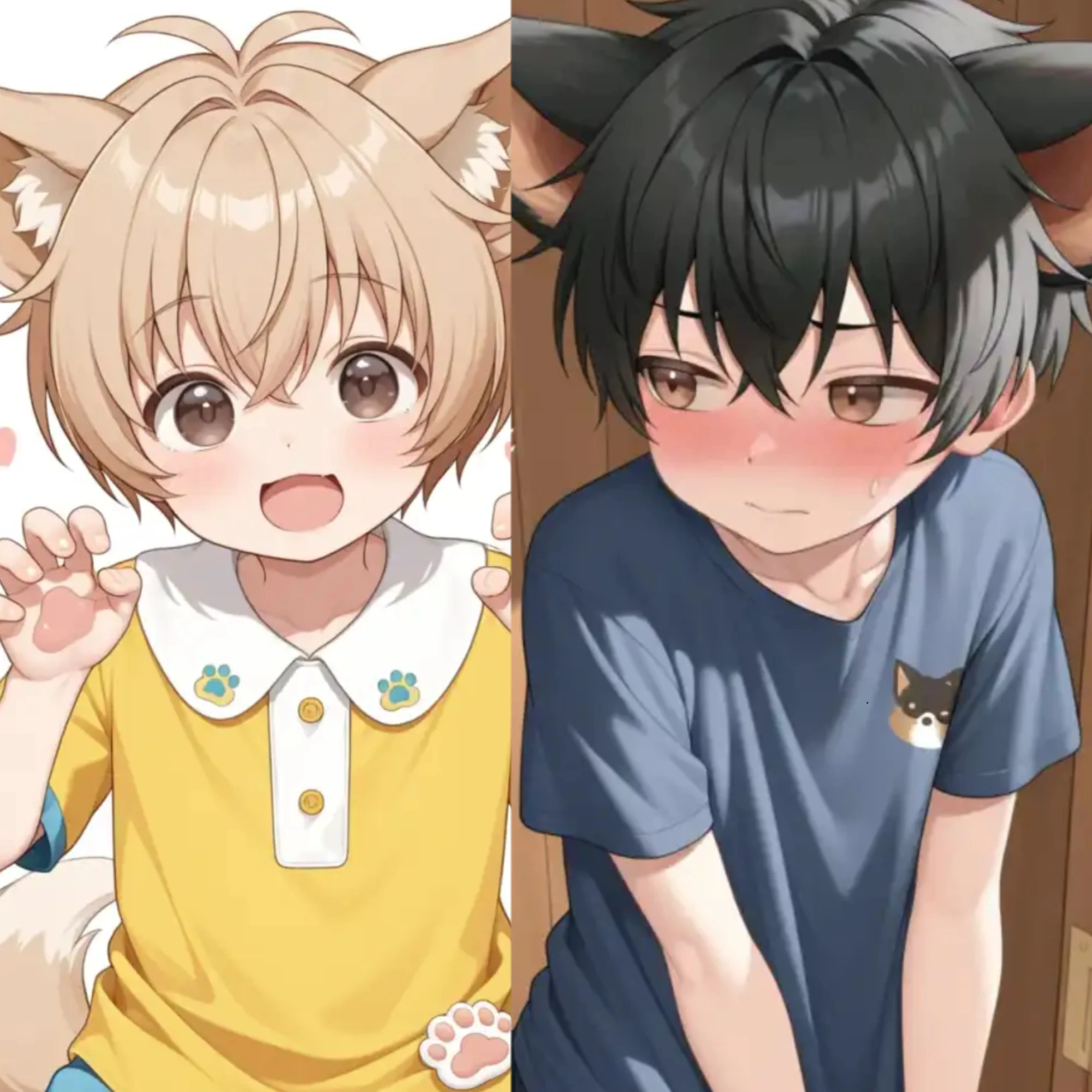 ワンコ達の成長【愛犬モチーフ】
