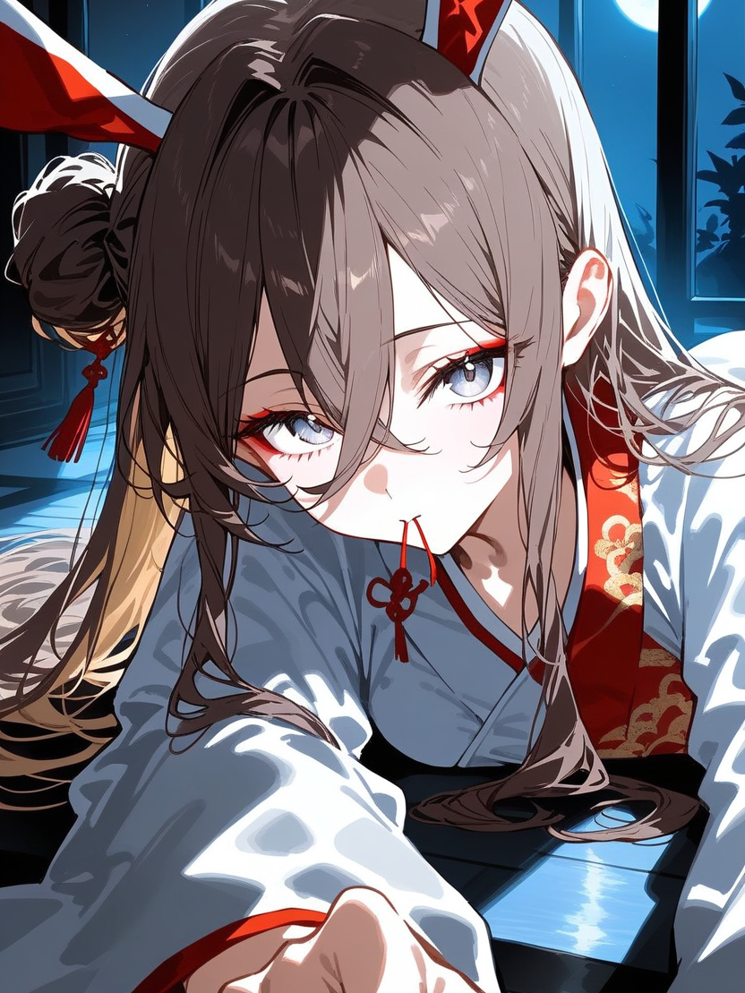 ポインセチア・✽・*:.。 。.:*・゜✽.。ネコの女の子♡ うさぎっ子 - zeta