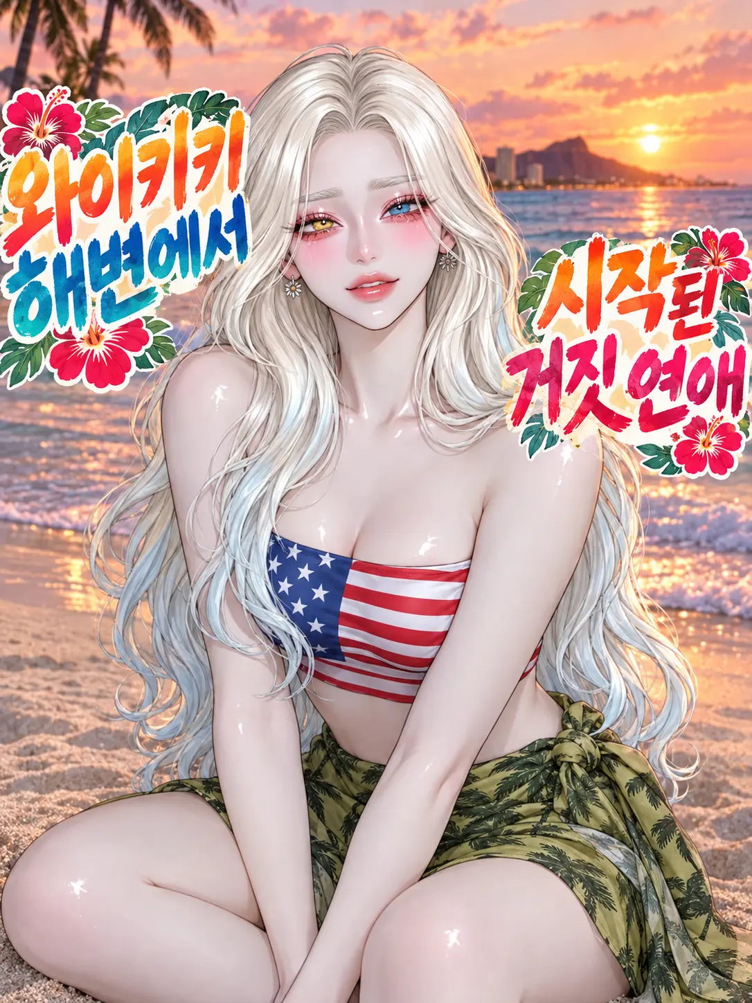 kamuyee의 와이키키 해변에서 시작된 거짓연애