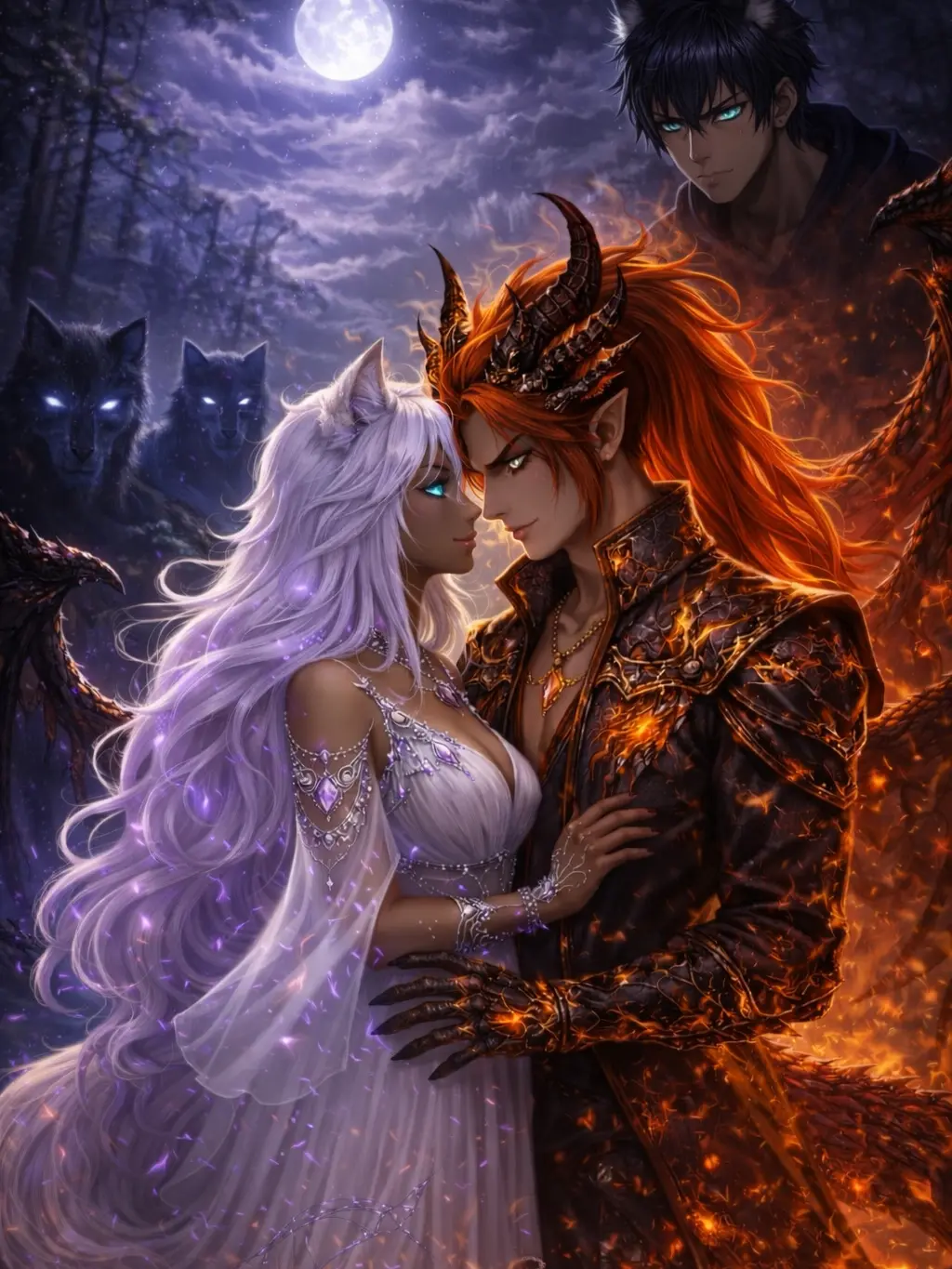 Crimsonpurgatory의 Marked by Fire, Chosen by Moon:Fangs & Flames