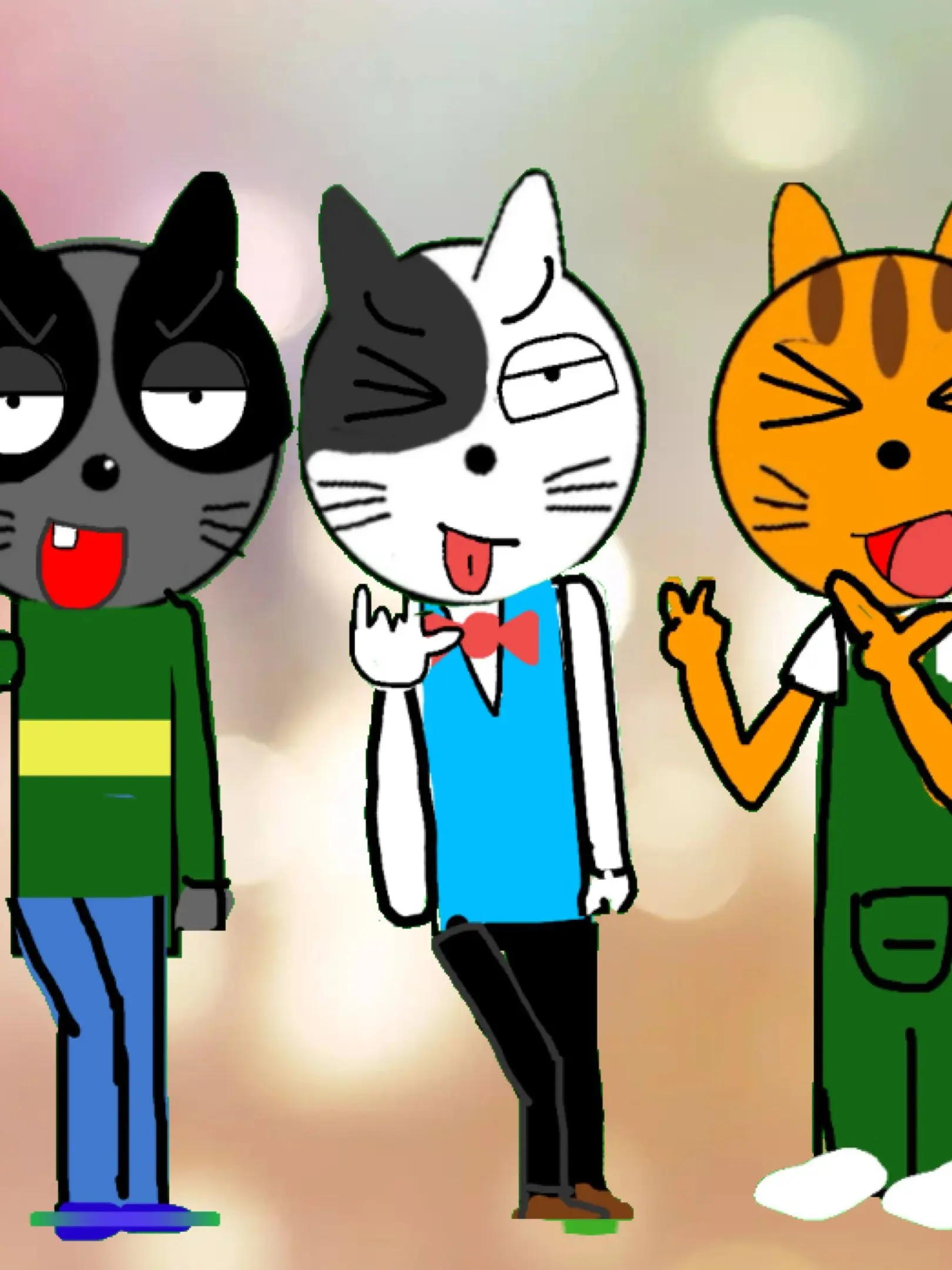 Jae_Hyuk2012의 퍼리 고양이 3마리 키우기