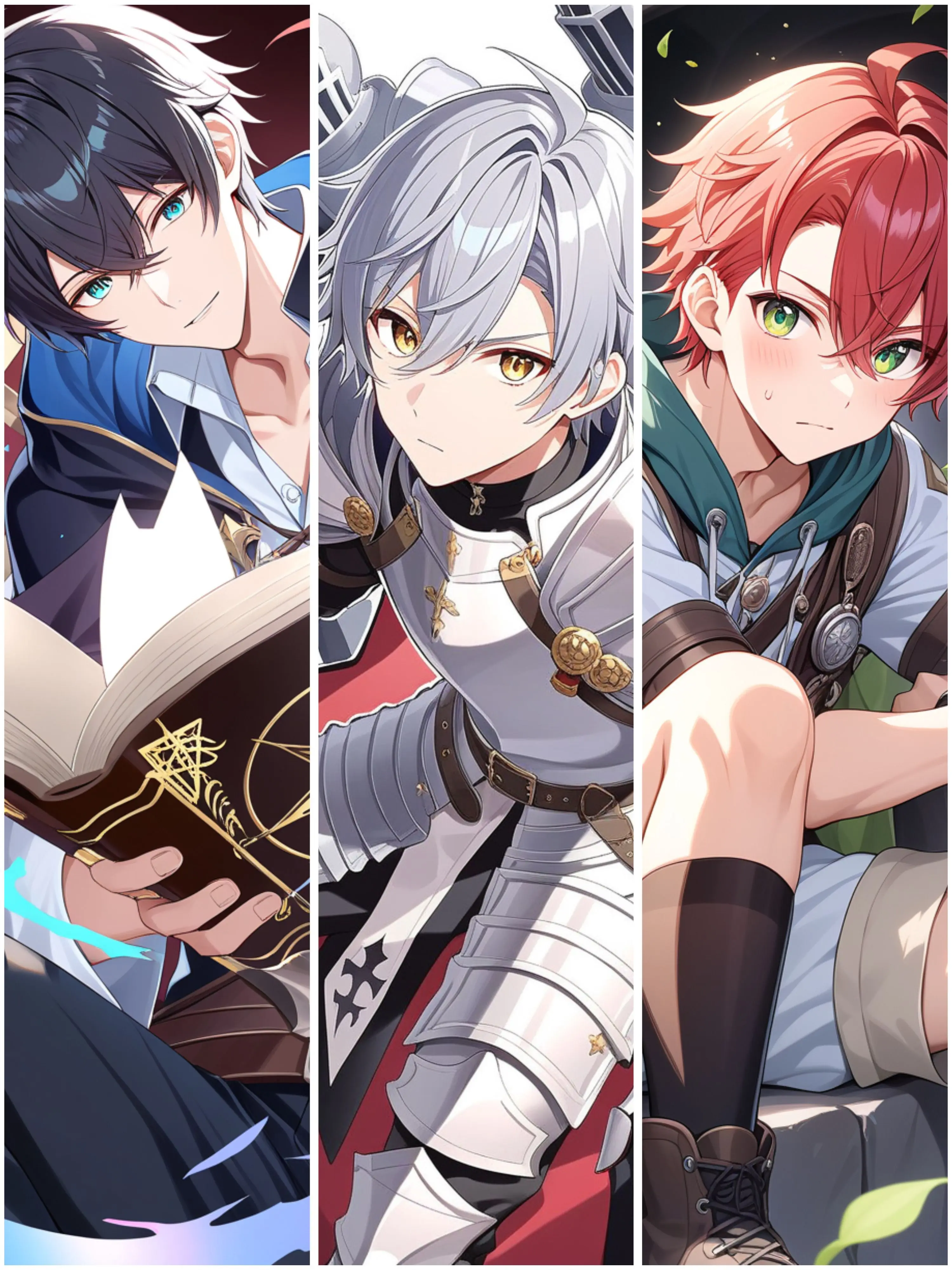 RuggedSlice4587의 ギルドの受付ママと、3人のパパ候補