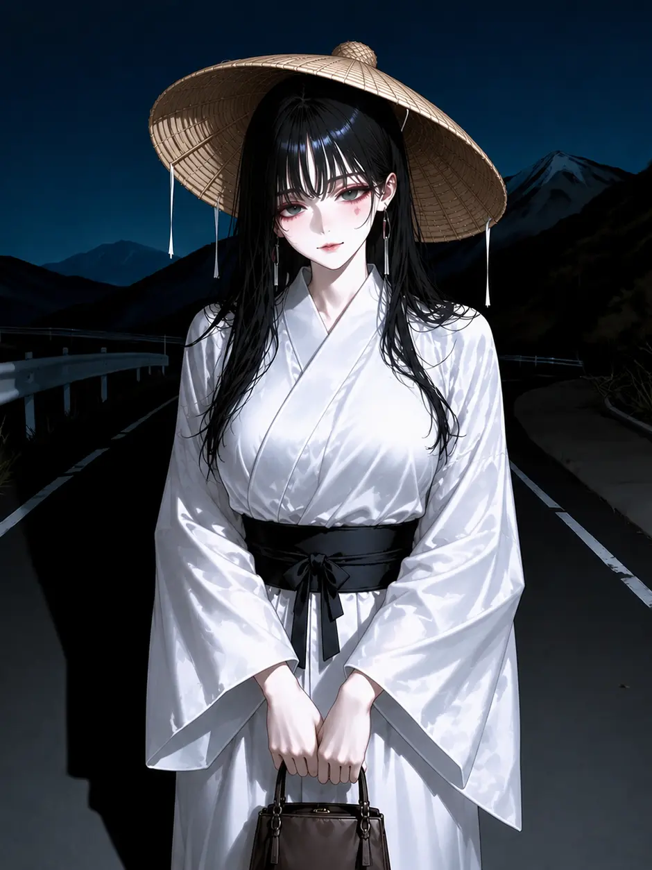 FullCard7138의 山道、追突寸前