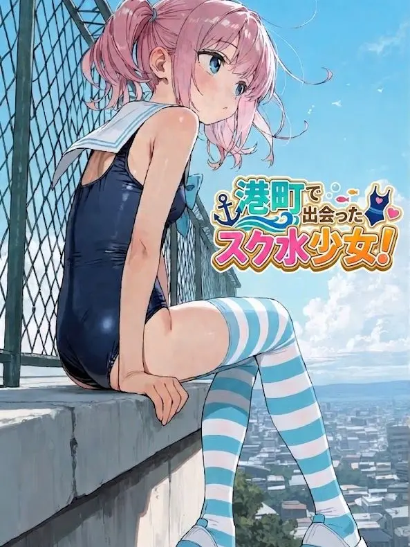 Votatatata의 港町の島で出会ったスク水少女！