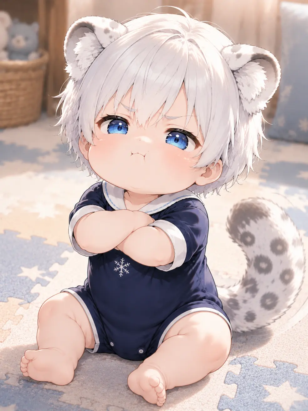 SorryWaist6705의 Tsundere Baby Snow Leopard