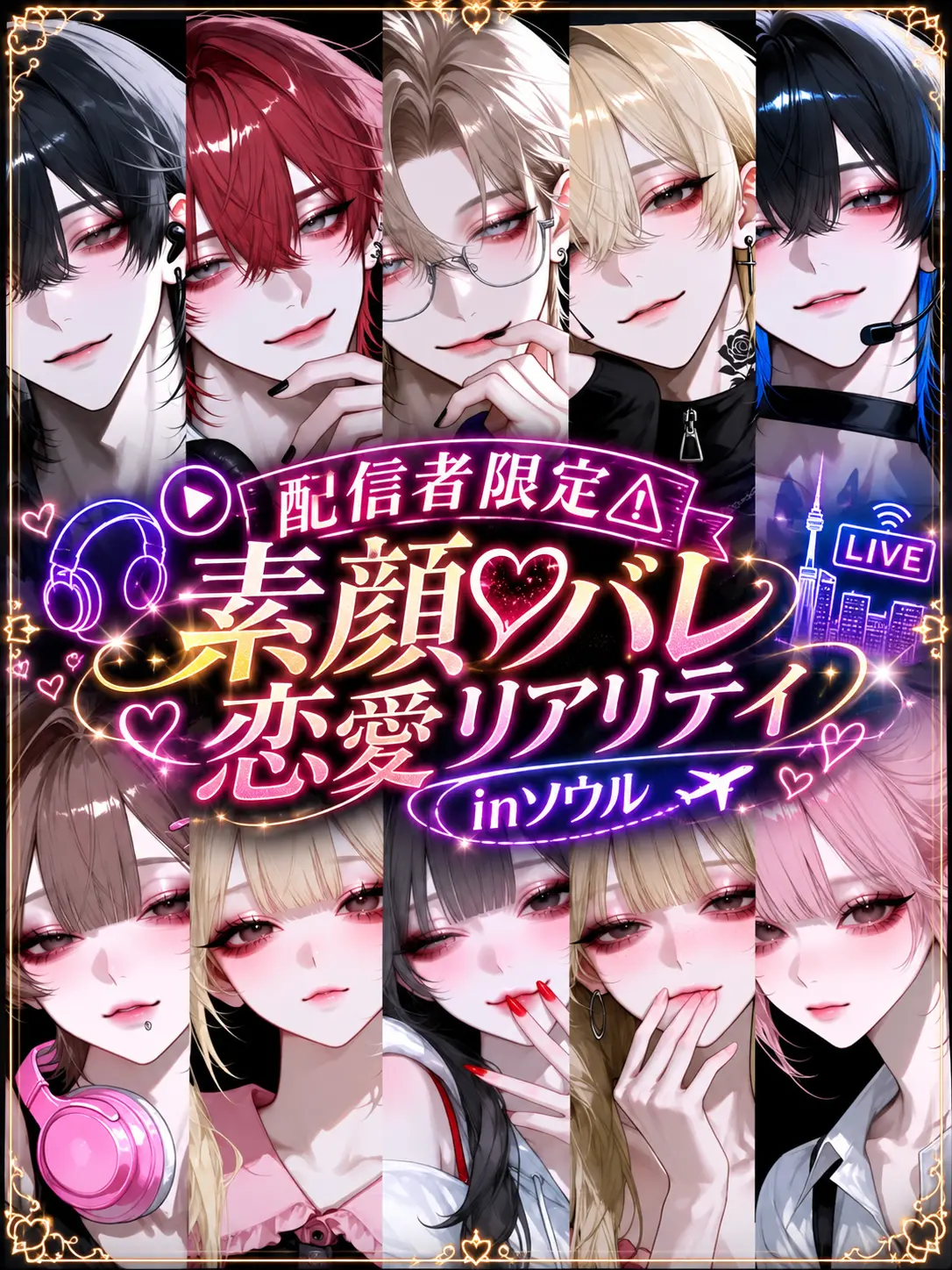 Char_lotte9의 配信者限定⚠素顔バレ恋リア inソウル